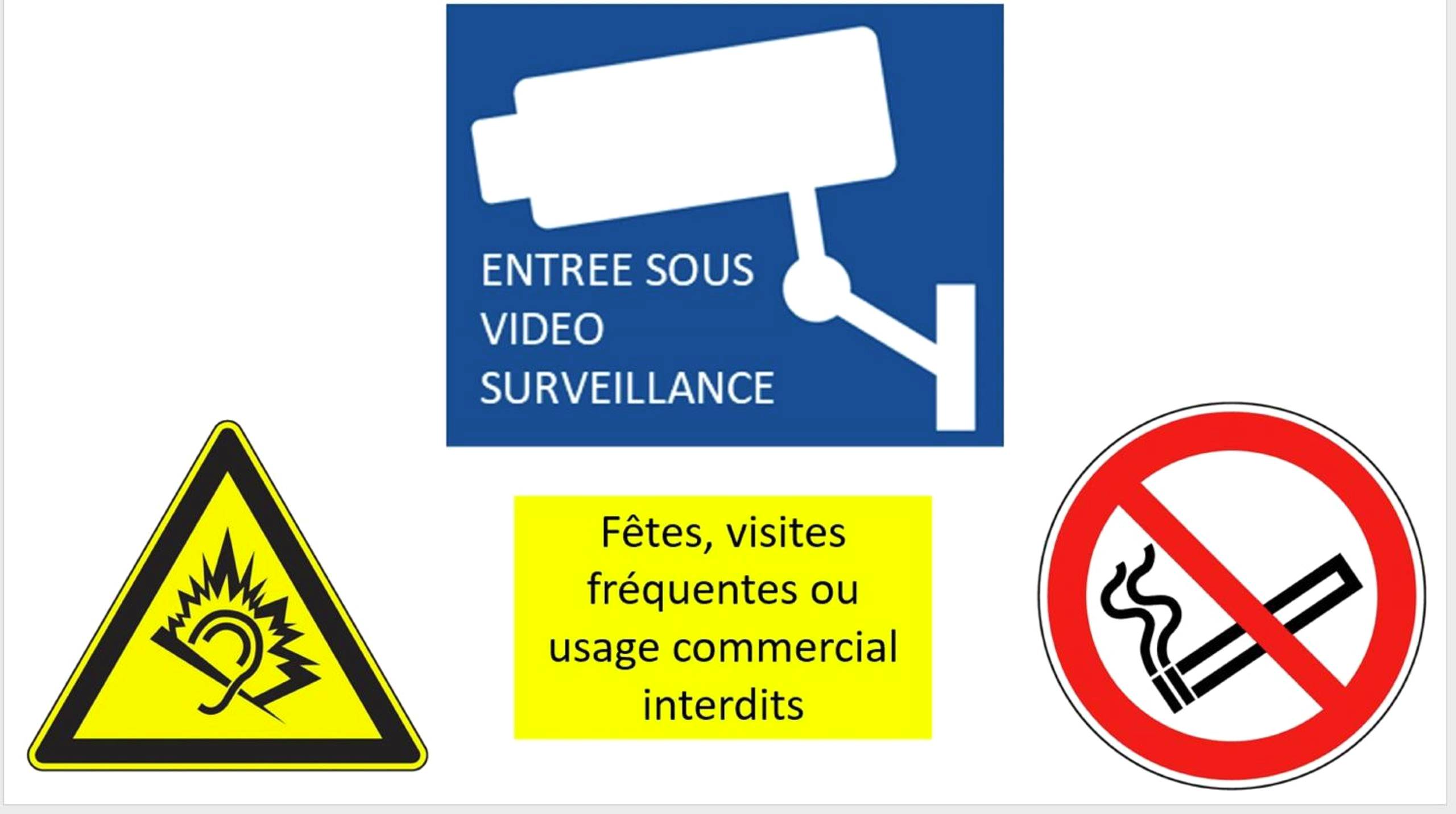 Panneaux de signalisation et règlement intérieur - A4 Jacuzzi, ARTEM, Thermal