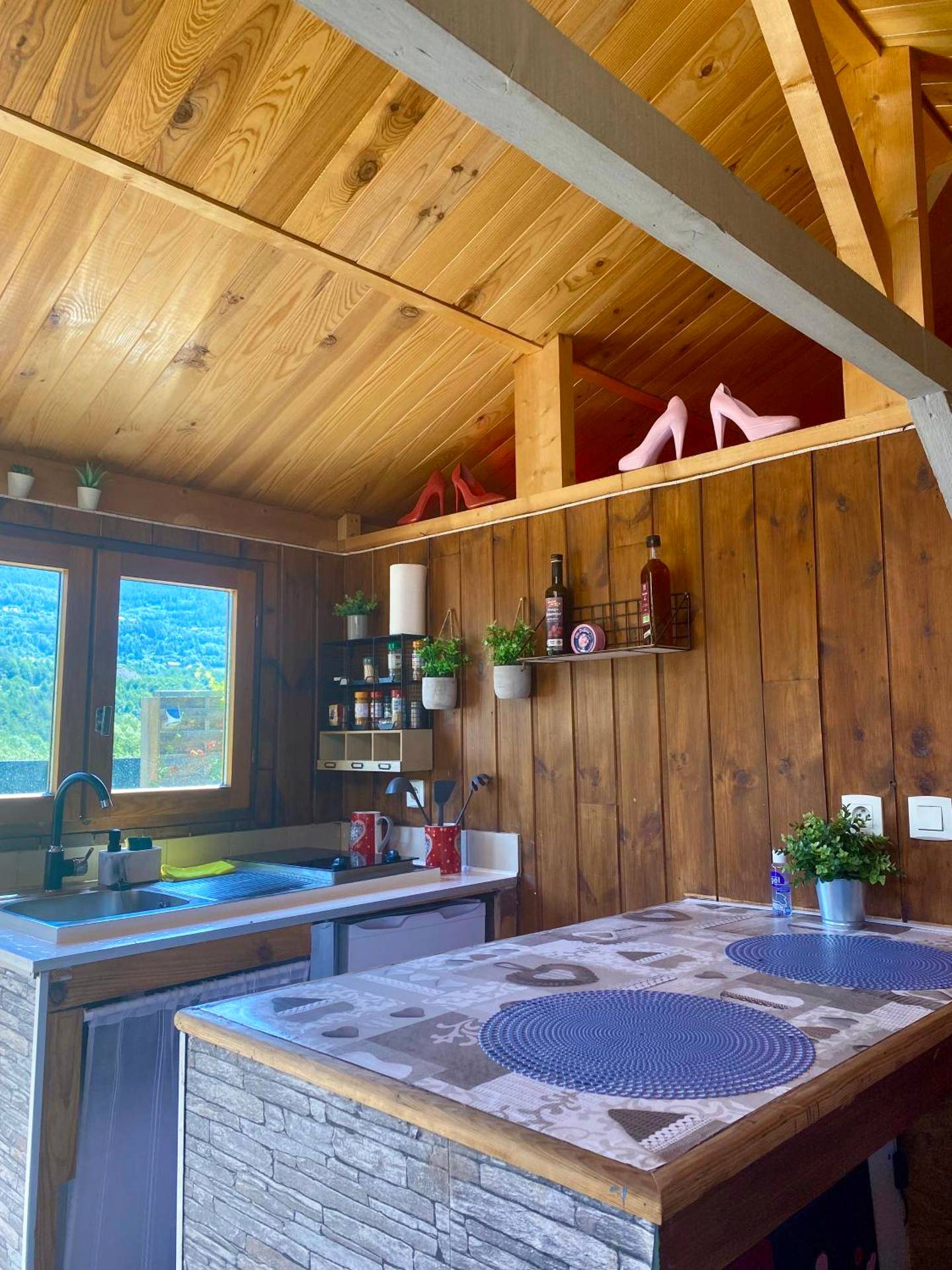 Vue du logement - La love room des alpes