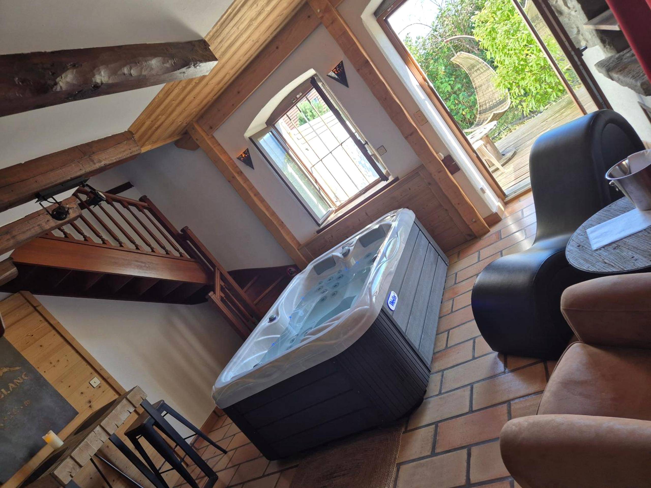 Photo du logement - GITE Chambre SPA Privé DE L'ANCIENNE FERME - Vallières