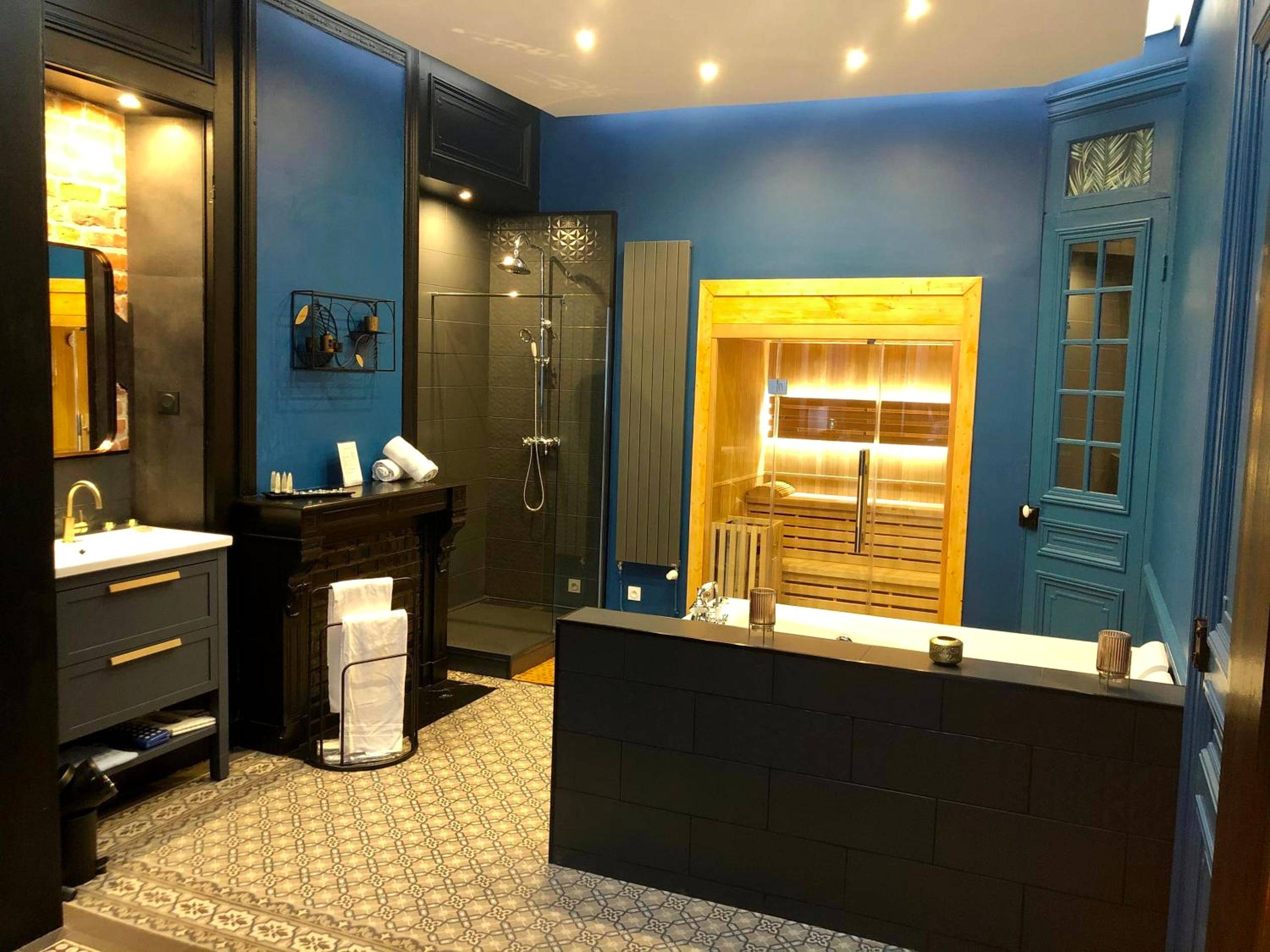 Espace bien - être avec sauna et douche italienne - Le Ba Roc