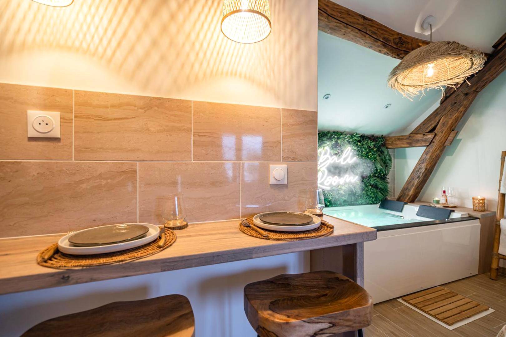 Photo du logement - BALI ROOM / Magnifique studio évasion JACCUZI