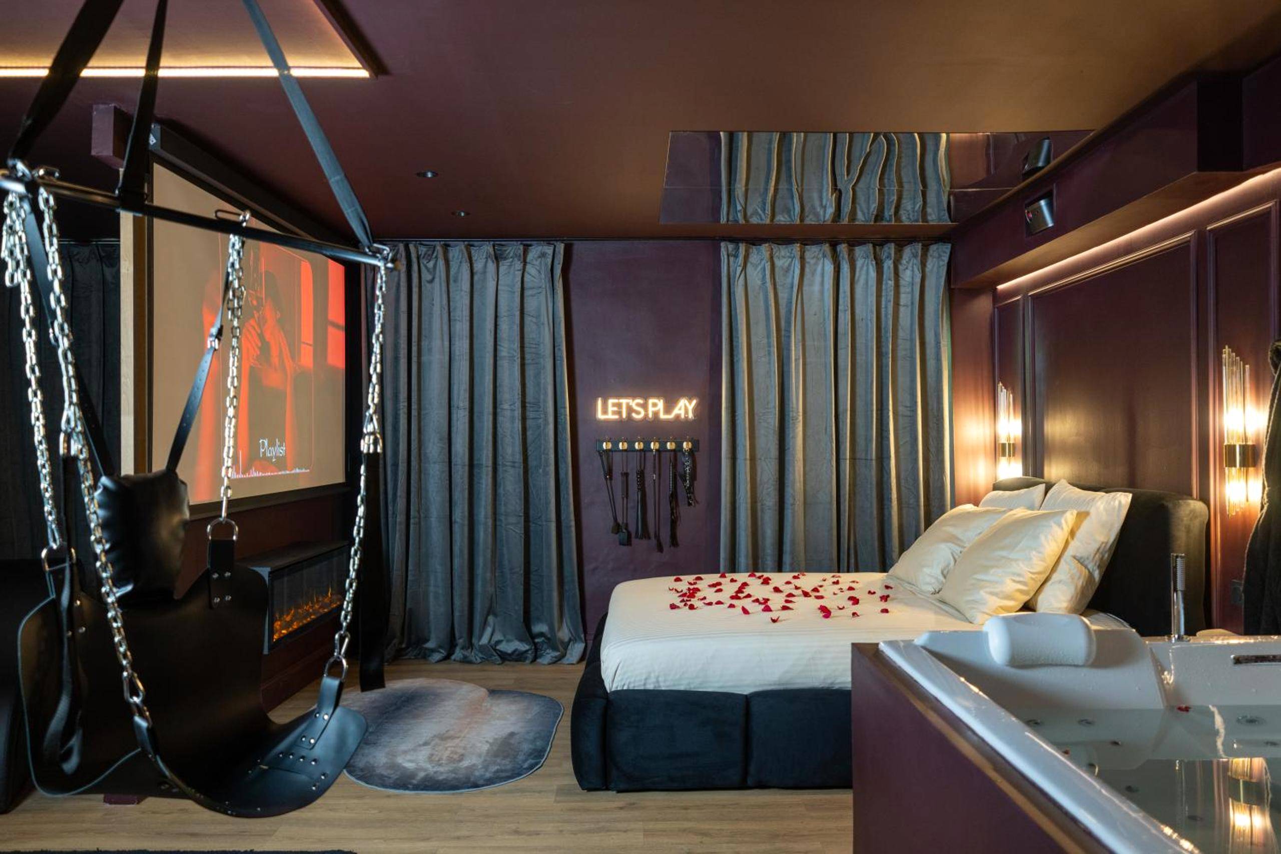 Vue interieure - Luxury Love Room - Balneo - Cinema