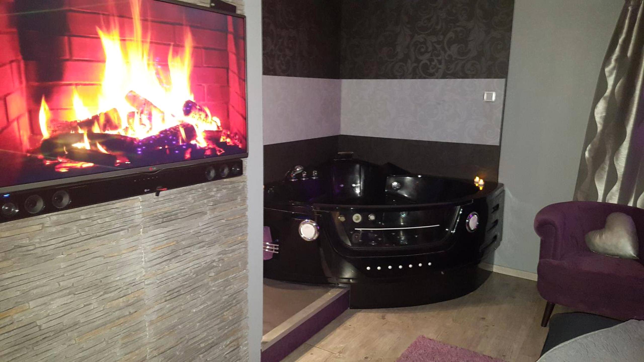 Photo du logement - Appartement tout confort avec balnéo et lit king size