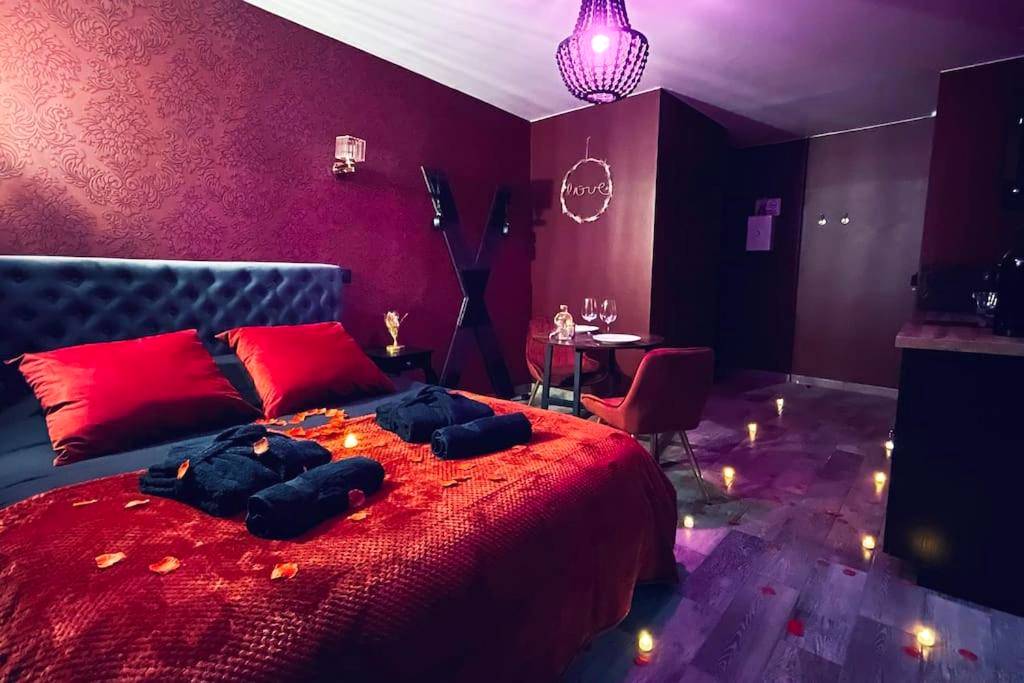 Photo du logement - Love Room Le Baroque / Jacuzzi / Sauna - Château - Landon