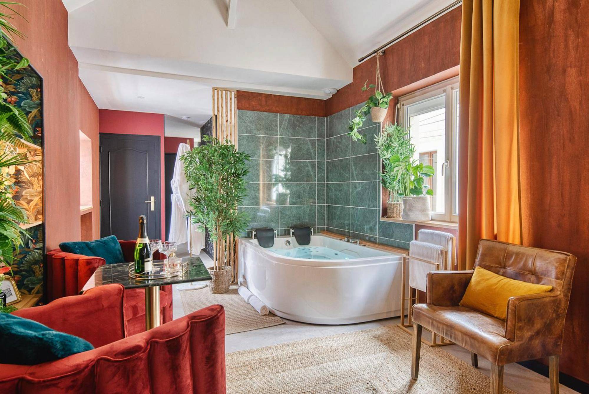 Vue du logement - Suite avec jacuzzi - Le Boudoir de la Loire