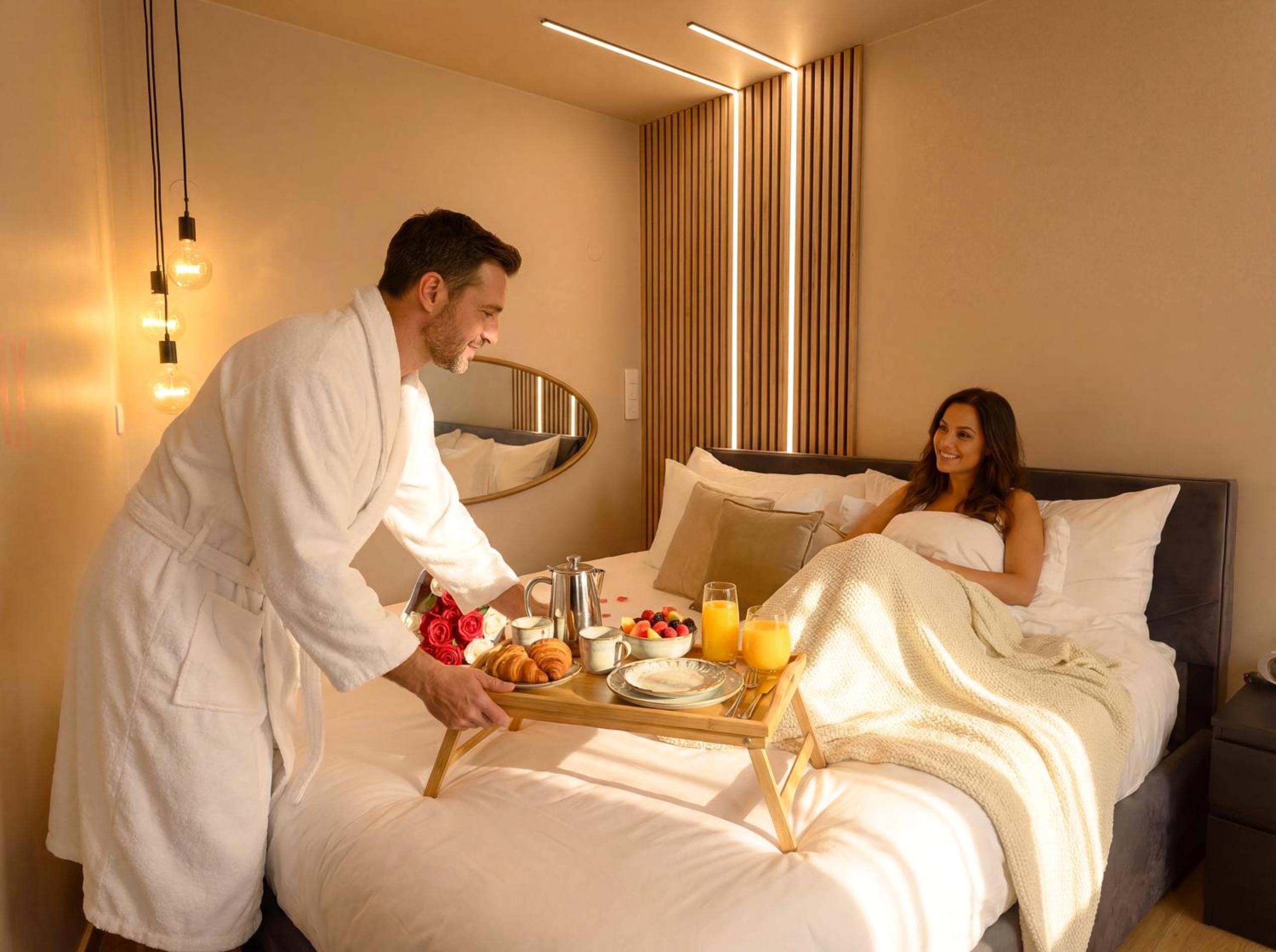 Vue du logement - Love Room La Roche - sur - Yon - La Bulle d'Amour - Suite luxe & Spa