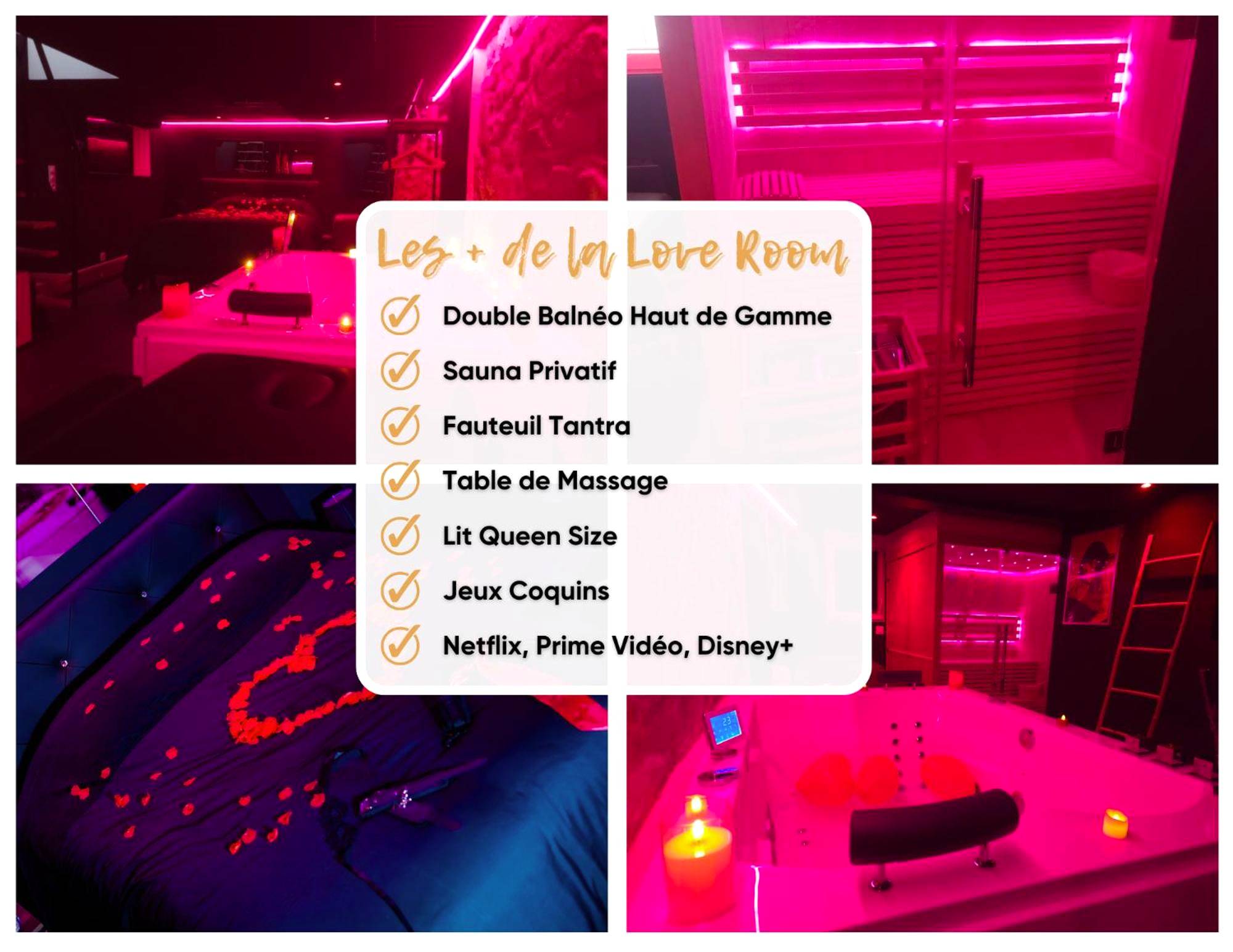 Vue du logement - La Cachette Secrète - Maison romantique avec Balnéo et Sauna Privatif à Caen en Normandie