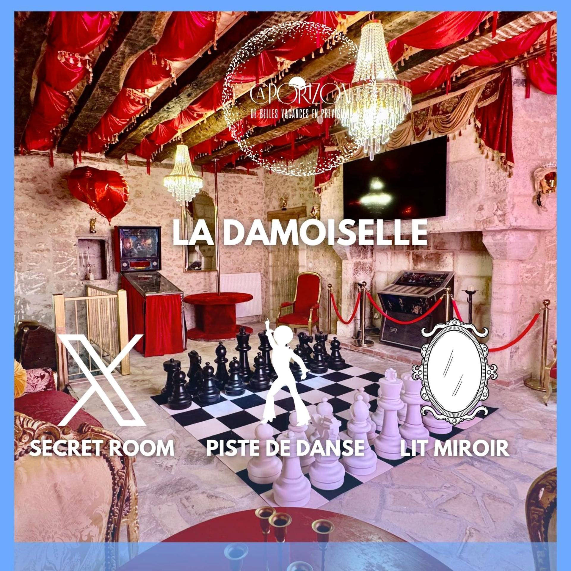 Vue principale - Love Room Chancelade - Caporizon - La Damoiselle
