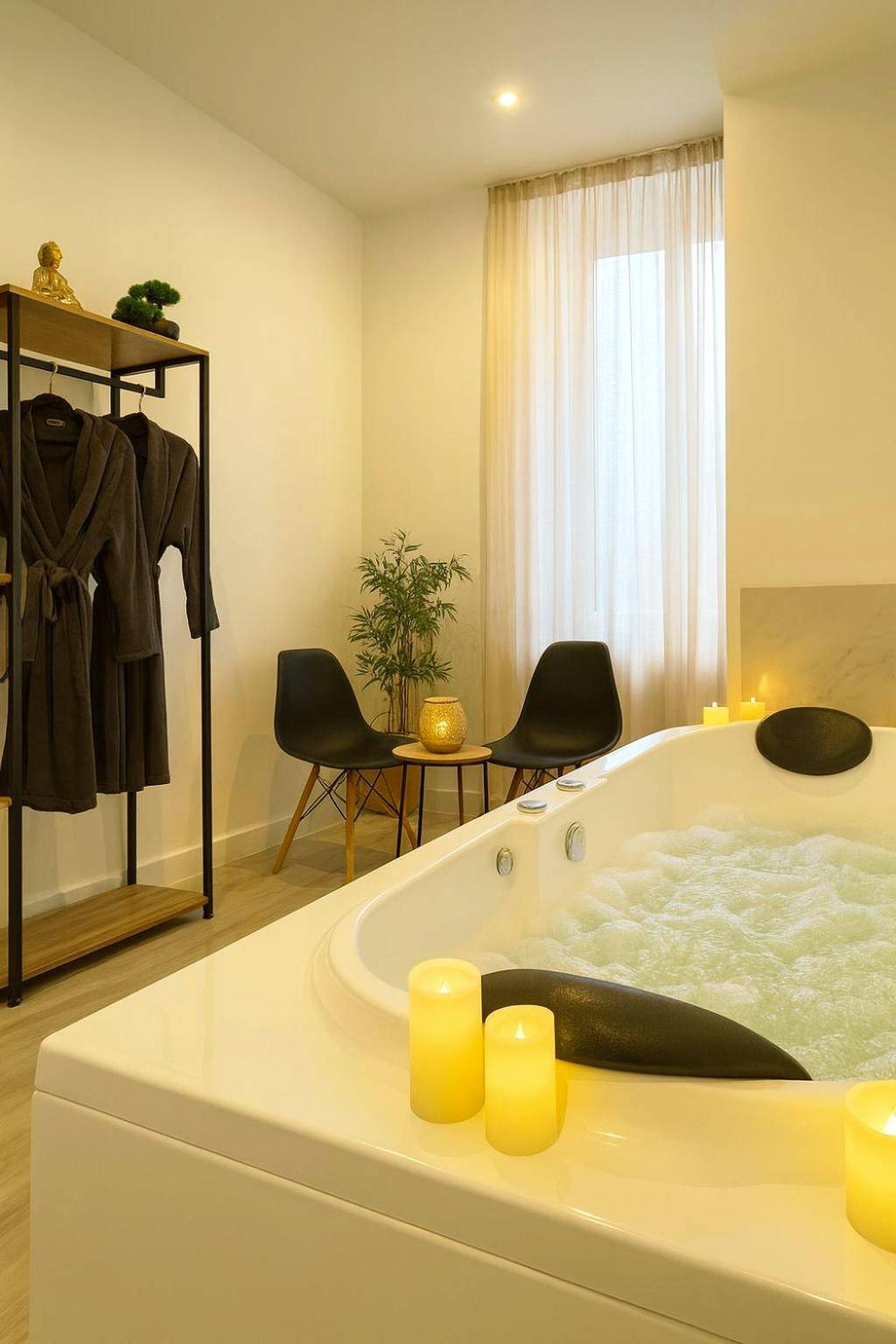 Photo du logement - Cinéma & Jacuzzi aux Étoiles - CasaBianca Suite - Saint - Étienne