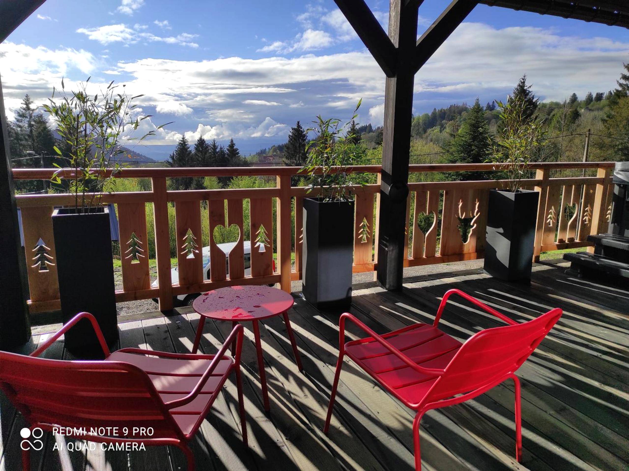 Photo du logement - Chalet neuf avec jacuzzi privé, vue imprenable sur Massif des Vosges