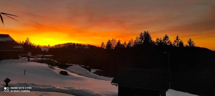 Photo du logement - Chalet neuf avec jacuzzi privé, vue imprenable sur Massif des Vosges
