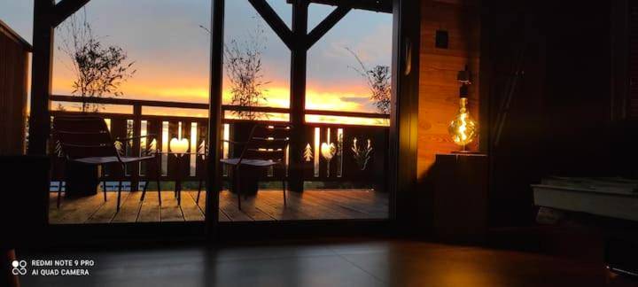 Photo du logement - Chalet neuf avec jacuzzi privé, vue imprenable sur Massif des Vosges