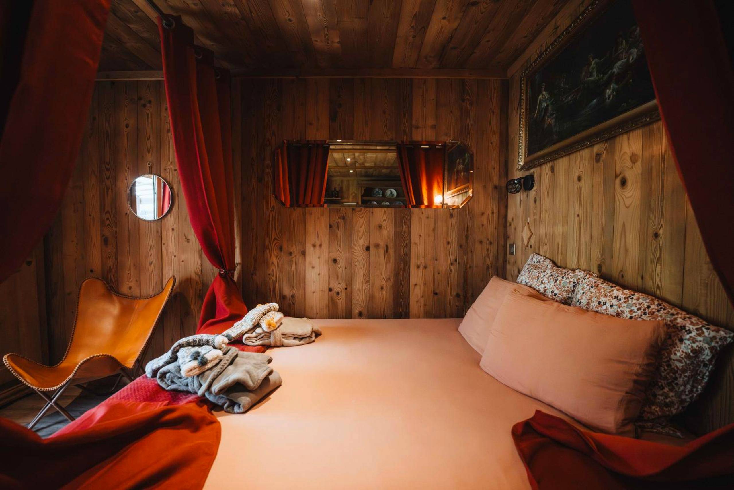 Vue interieure - Chalet SALOON avec SPA privatif