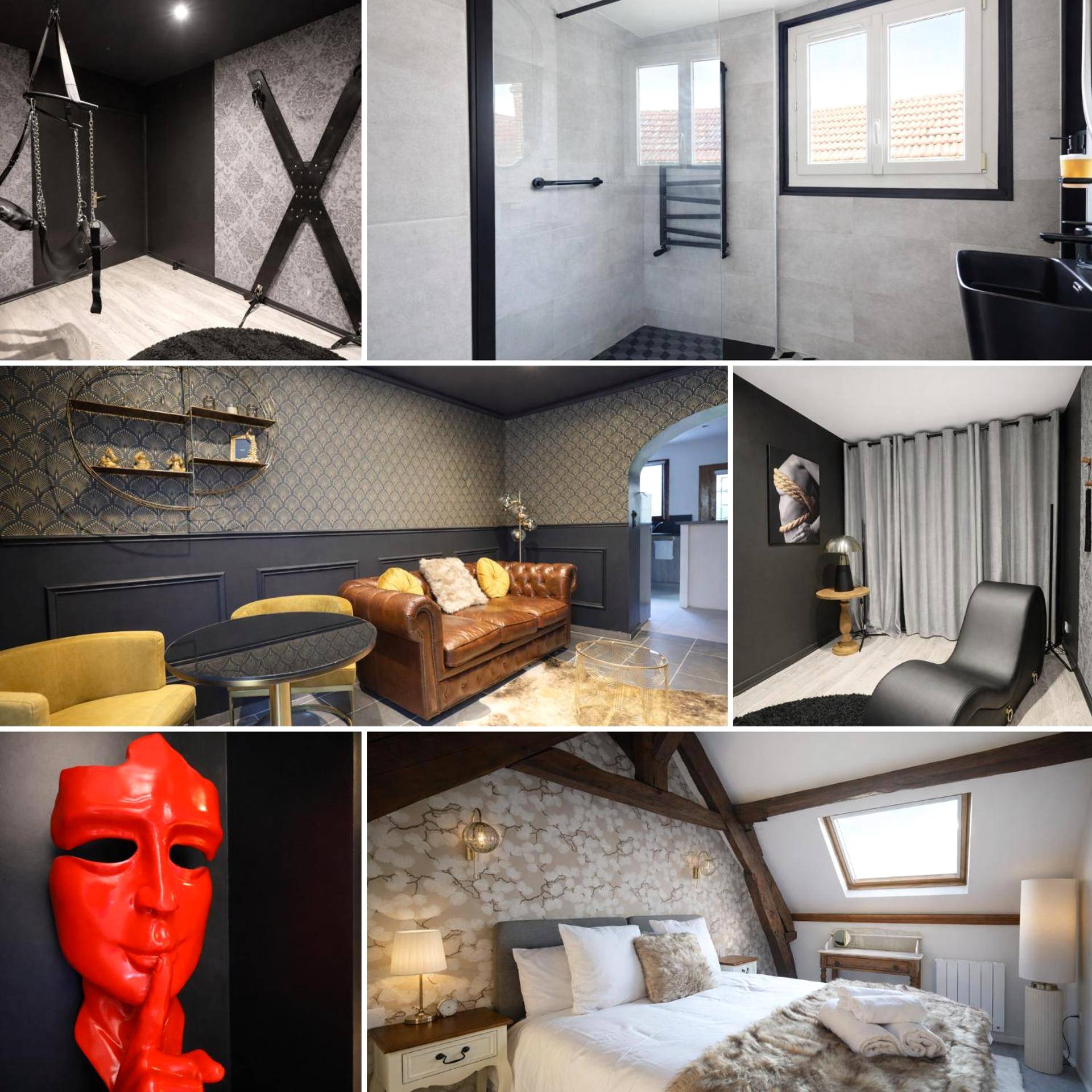 Vue principale - Love Room Épône - Les clés du désir