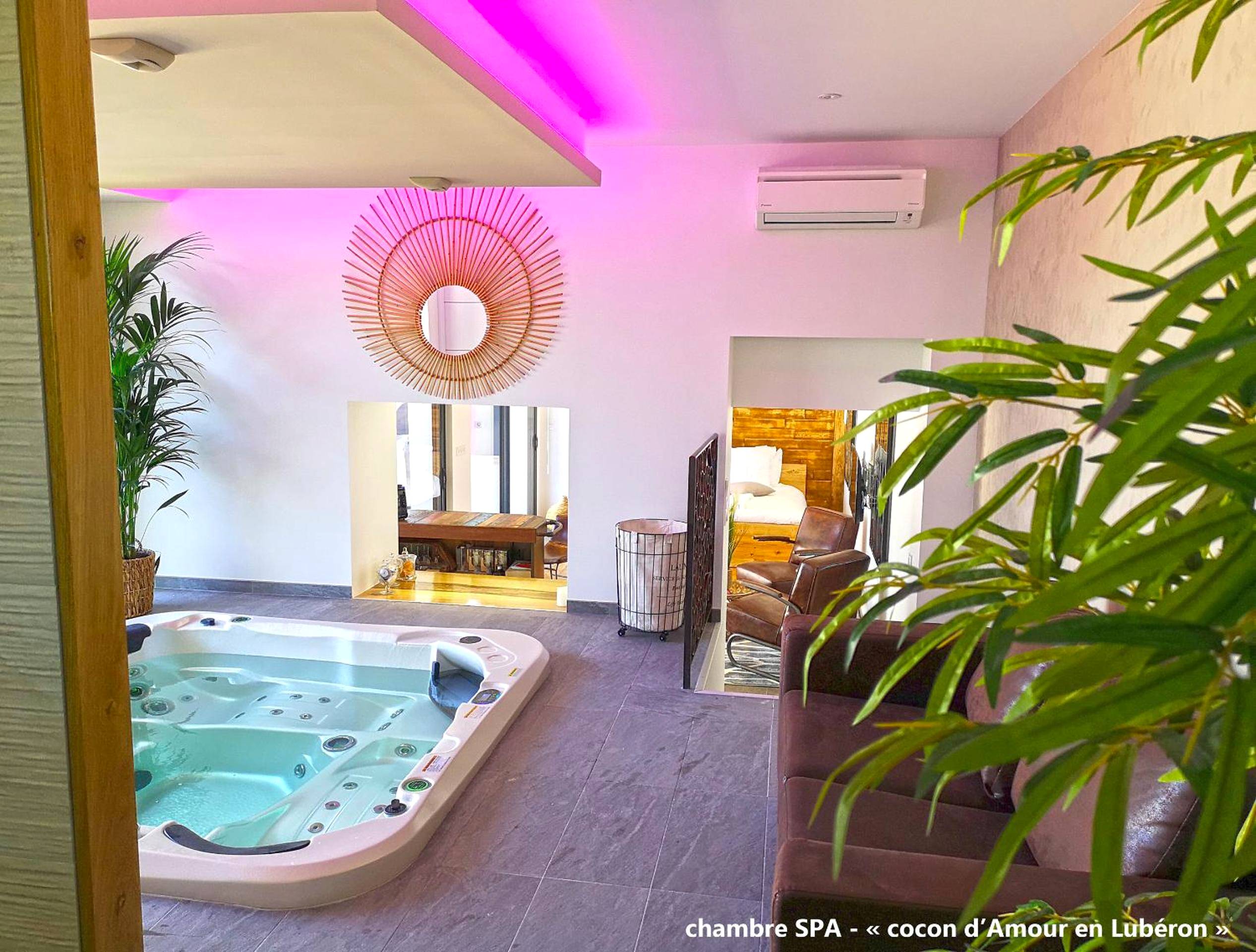 Vue interieure - Cocon D'amour En Luberon - Chambre Spa a proximite de l'Isle sur la Sorgue