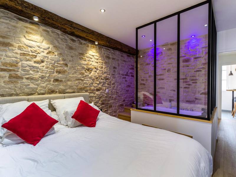 Photo du logement - Cocon à Bulles Chic vue Cathédrale avec Spa - jacuzzi - Chartres