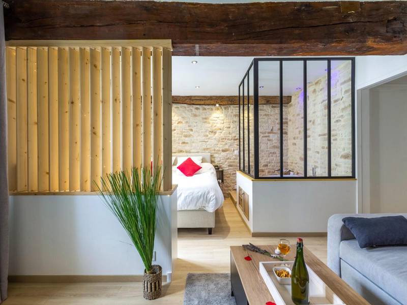 Photo du logement - Cocon à Bulles Chic vue Cathédrale avec Spa - jacuzzi - Chartres