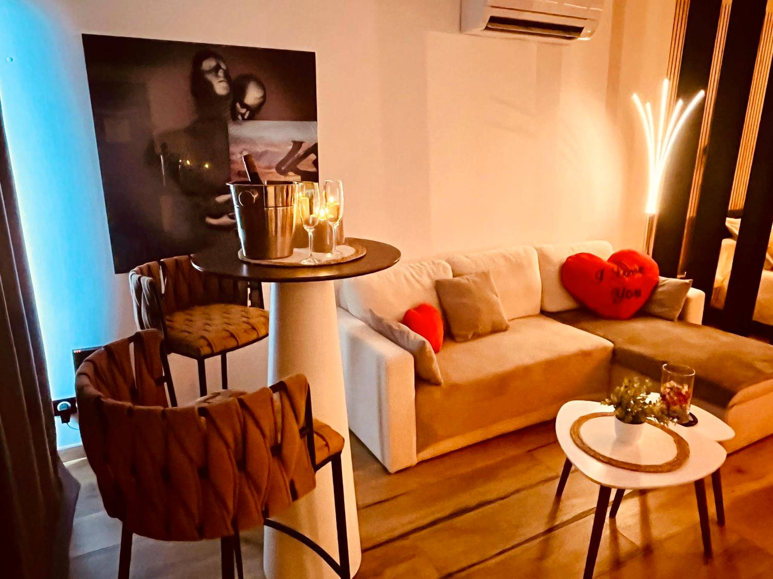 Photo du logement - Cocon détente pour 2 avec hammam et jacuzzi privé Mer Lac