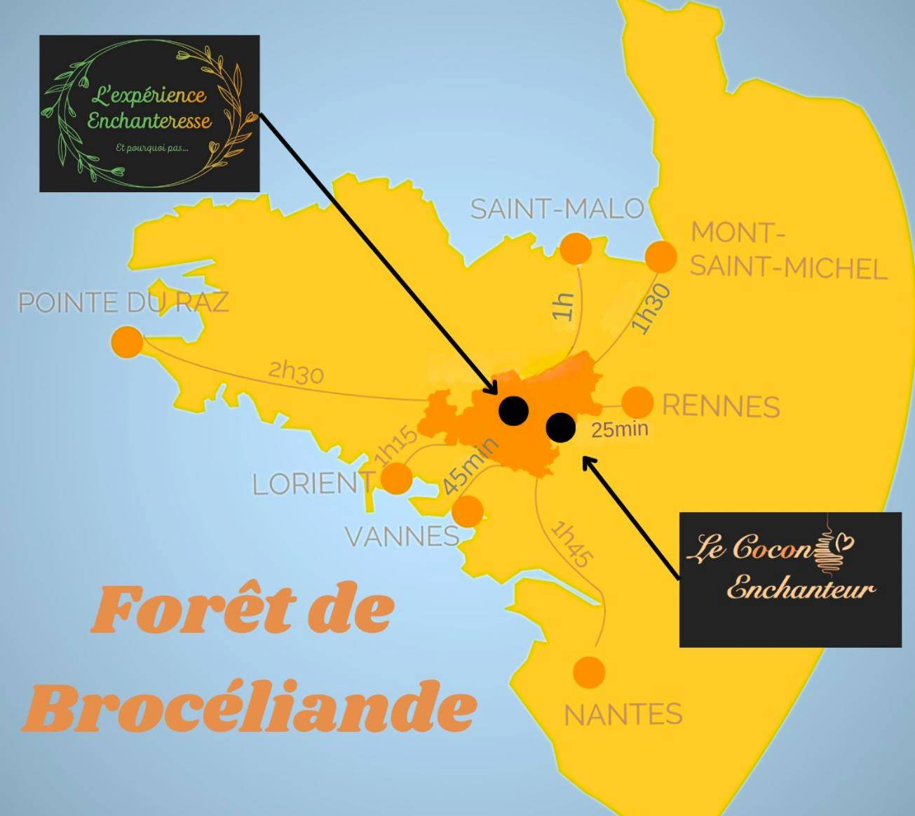 Photo du logement - Love room proche Rennes Le Cocon Enchanteur - Plélan - le - Grand