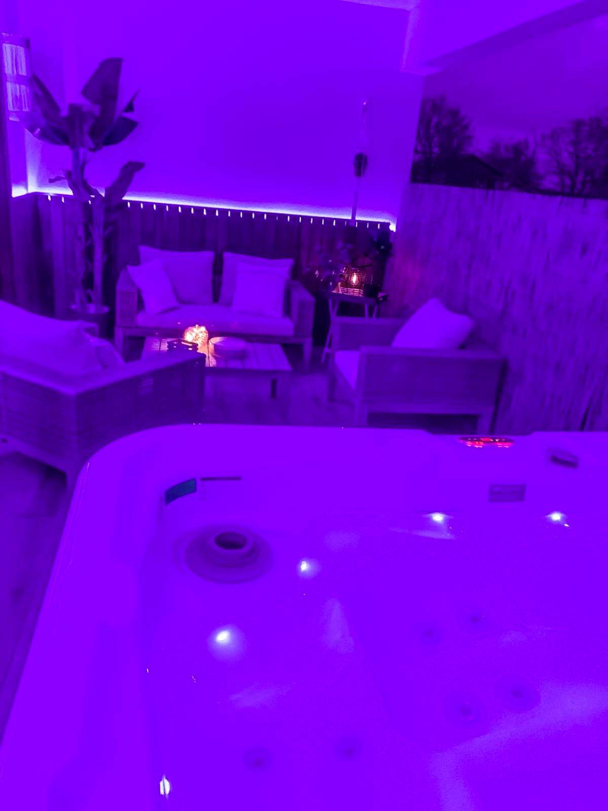 Photo du logement - Le Cocon Rose Jacuzzi privé rêve et Douceur - Belin - Béliet