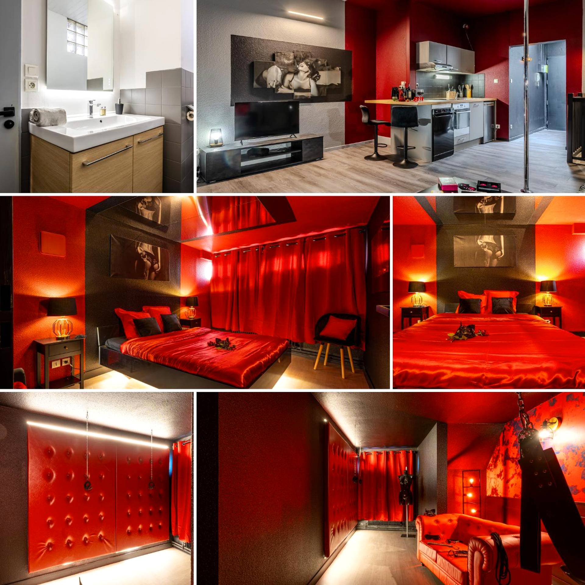 Detail du logement - Cocon Sensuel - 50 Nuances - Les Cocons de Nath