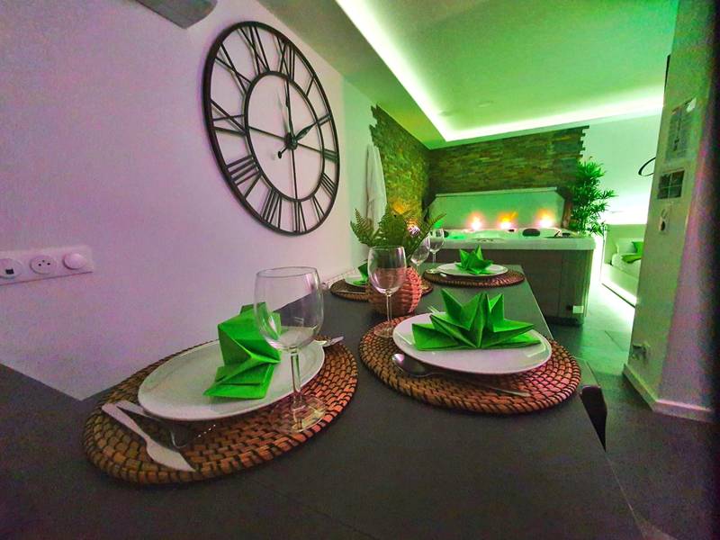 Photo du logement - COCOON SPA - 4 Pers - Jacuzzi - Parking - Jardin - Clim - Colmar