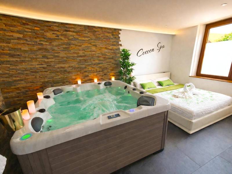 Photo du logement - COCOON SPA - 4 Pers - Jacuzzi - Parking - Jardin - Clim - Colmar