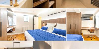 Vue d'ensemble des espaces de vie - Cocoon du vieux Lyon - Luxury apartment - Balneo