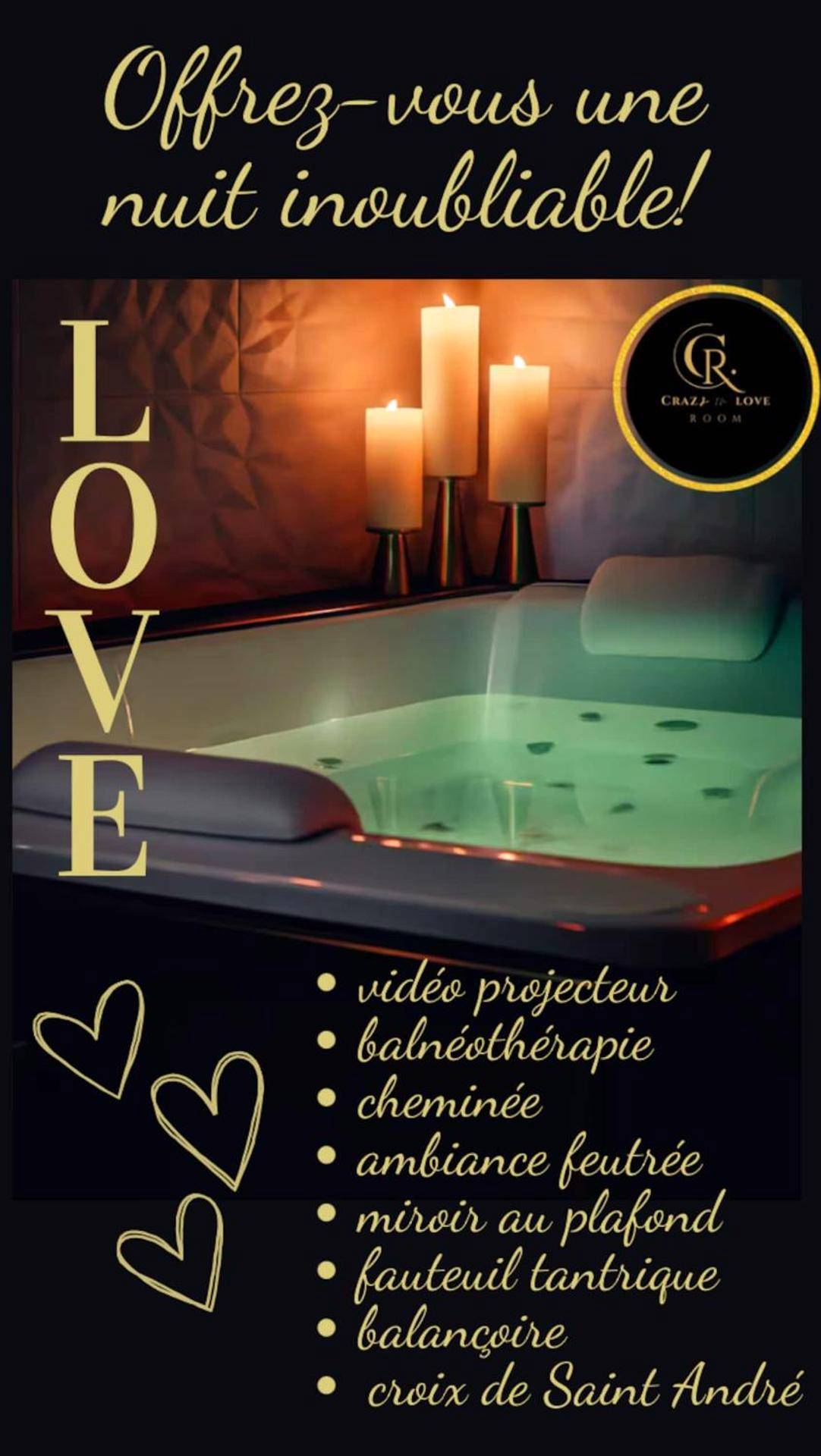 Photo du logement - Suite craz'in Love Room, jacuzzi, cinéma, Camargue