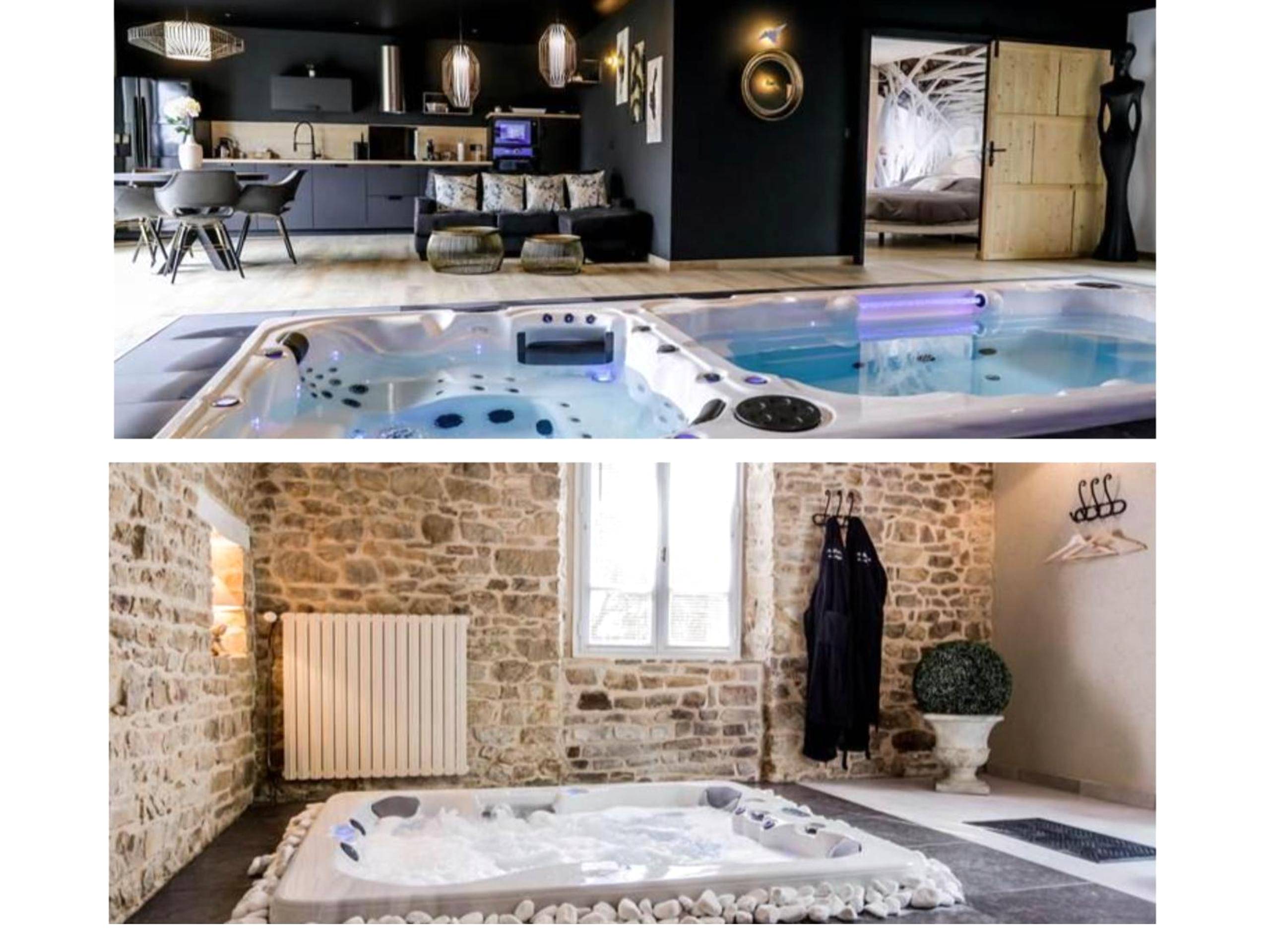 Vue du logement - Love Room Bain - de - Bretagne - Au domaine des anges, 3 gîtes luxueux avec Jacuzzi privatif, sauna,...