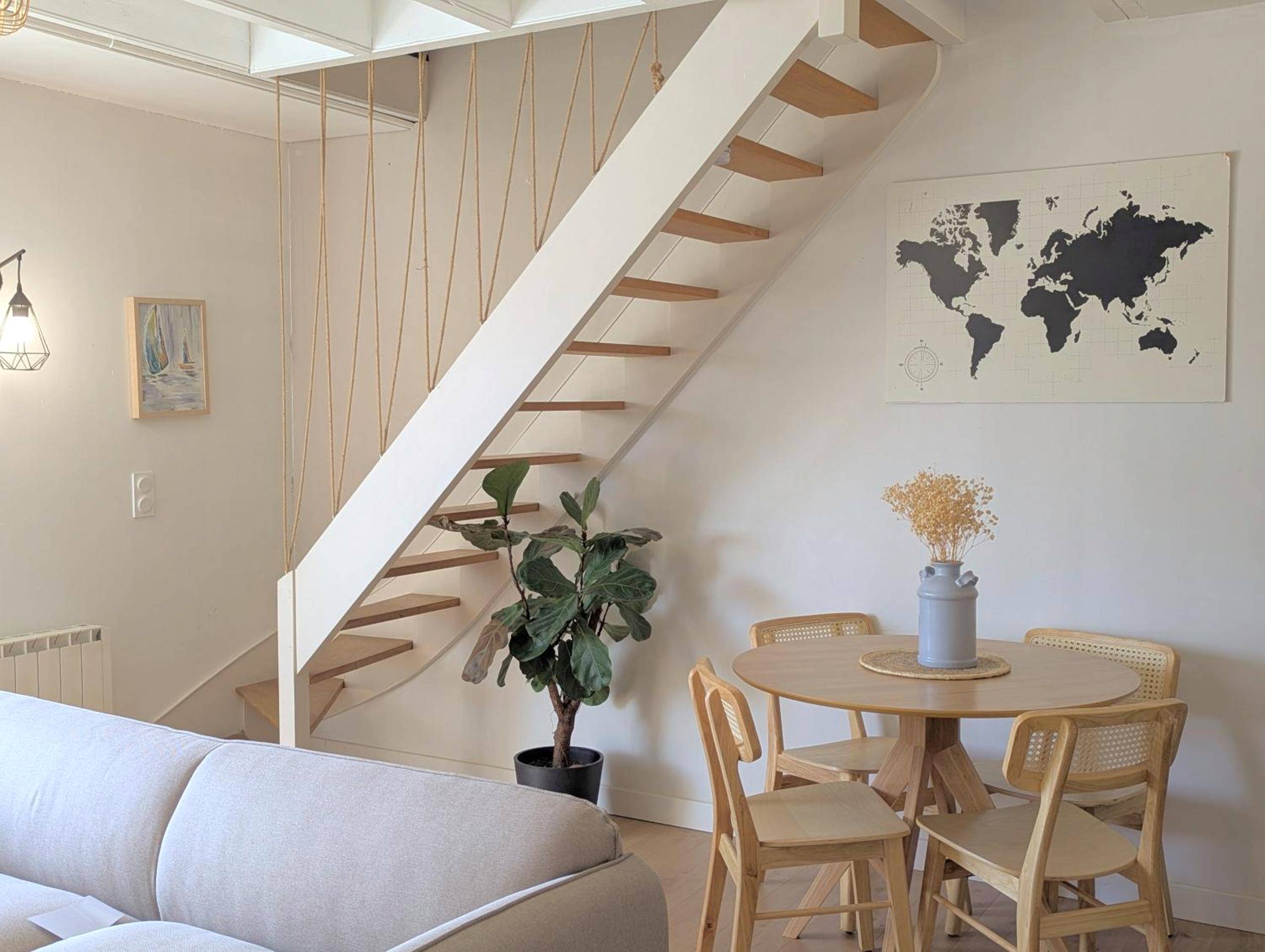 Photo du logement - Duplex Lomy vue sur le port avec Sauna - balneo - 5mn plage