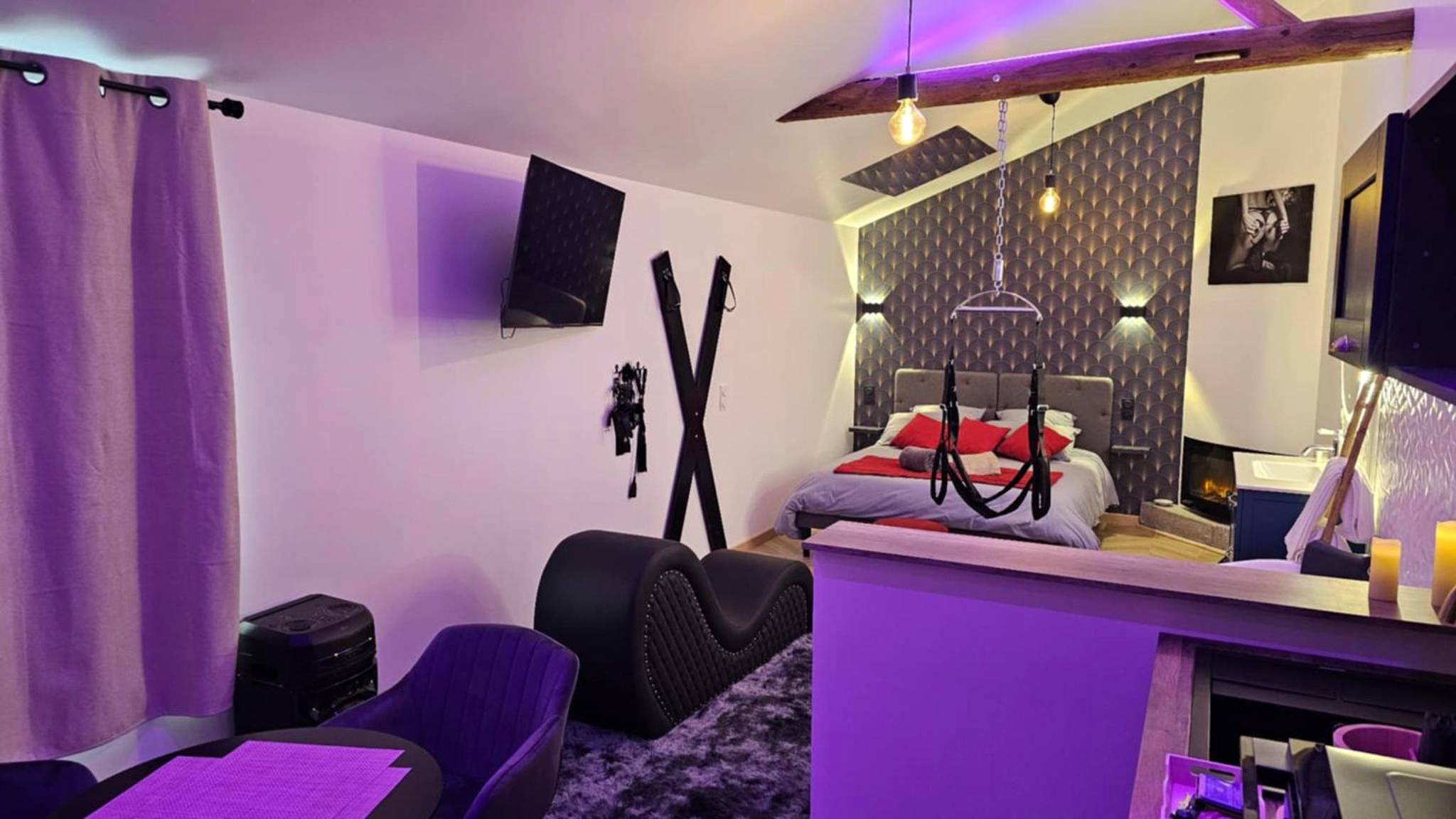 Photo du logement - L'Écrin Love Room Spa privatif Orbec - Orbec