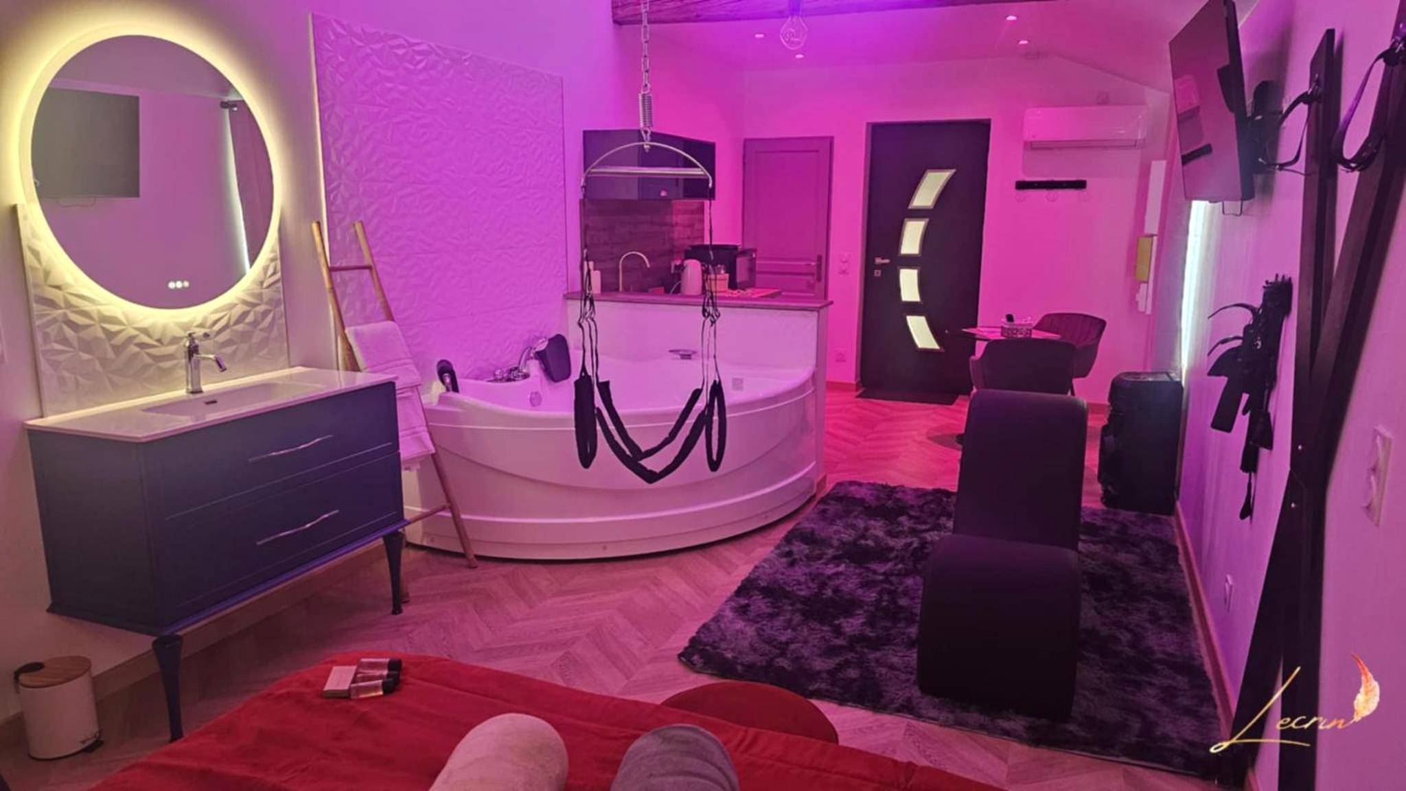 Autre vue interieure - L'Écrin Love Room Spa privatif Orbec - Orbec