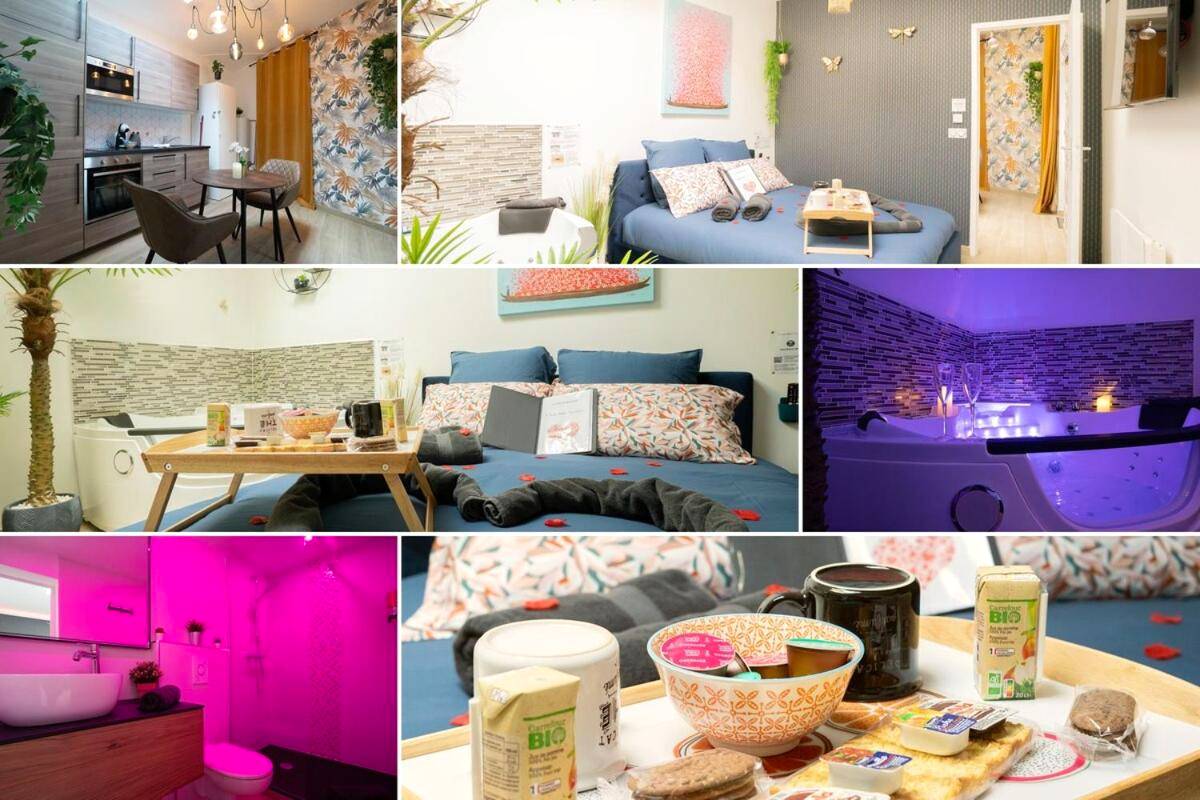 Photo du logement - L'Escale Balnéo'Romantique - Loveroom - Jacuzzi & Petit déjeuner