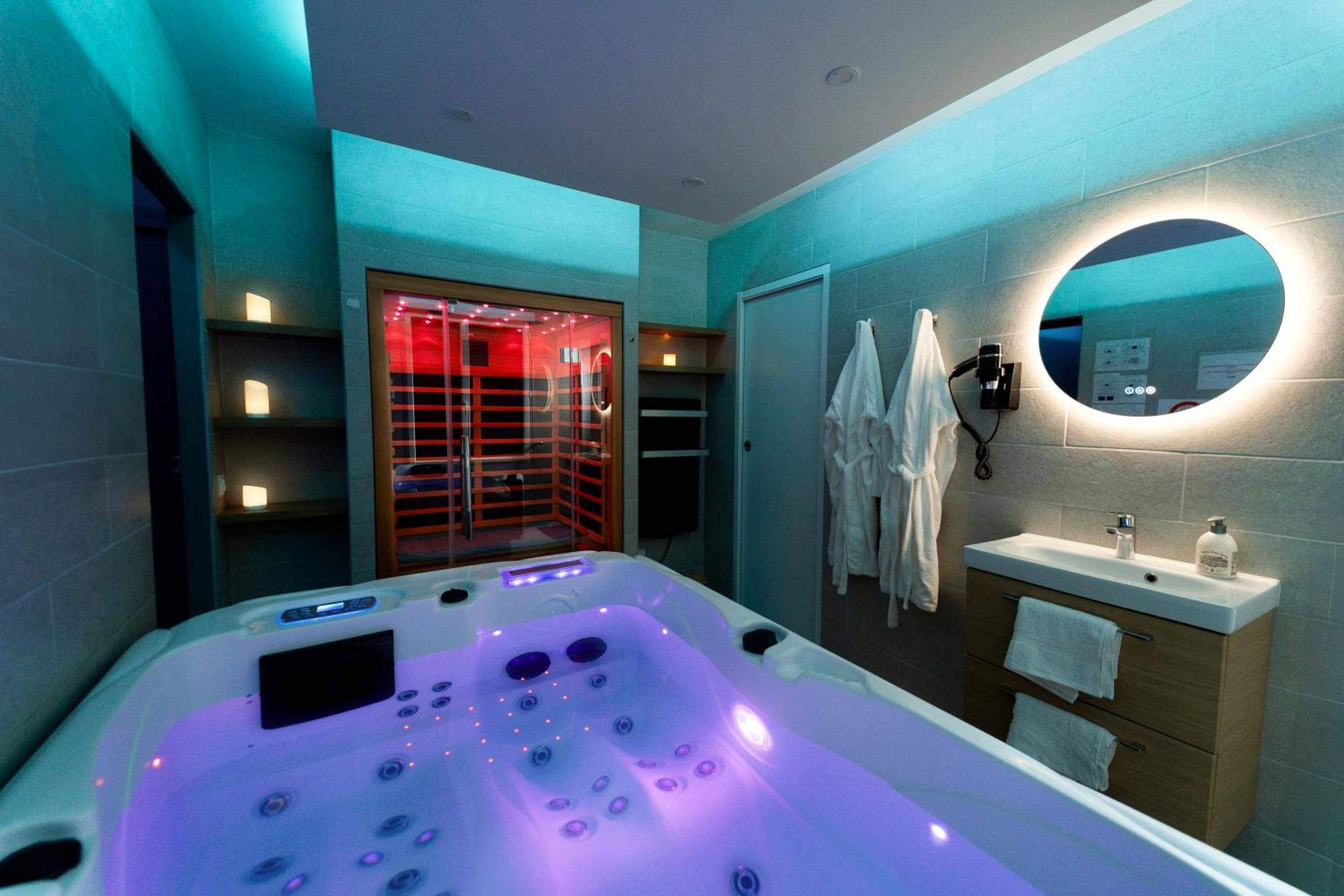 Vue du logement - Suite intimiste L'Isle - Escapade Relaxante - Spa - Jacuzzi - Sauna - Privés