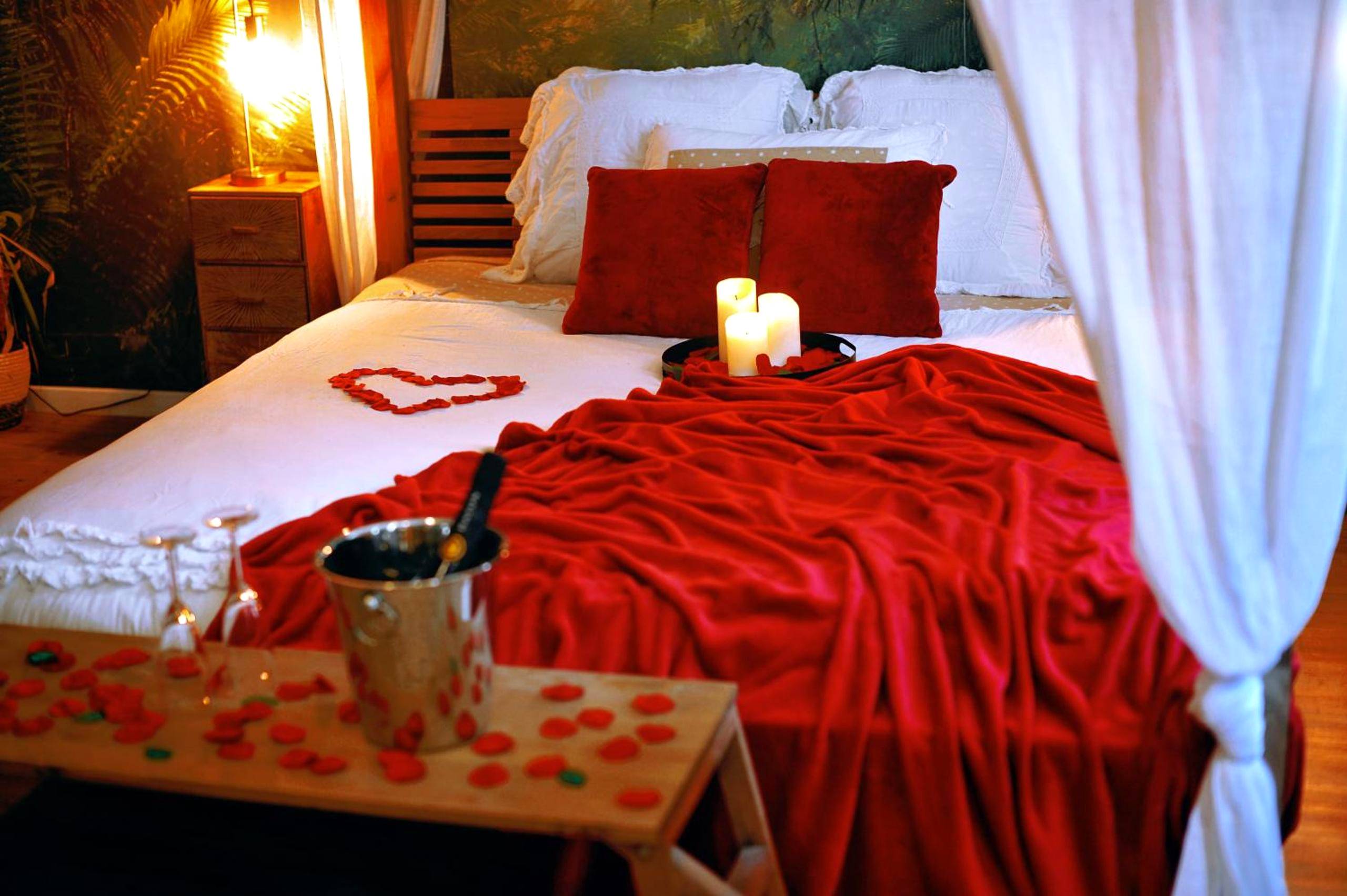 Photo du logement - L'Evasion romantique en Amazonie, SPA, Écran cinéma, day use, Lit baldaquin - Évreux