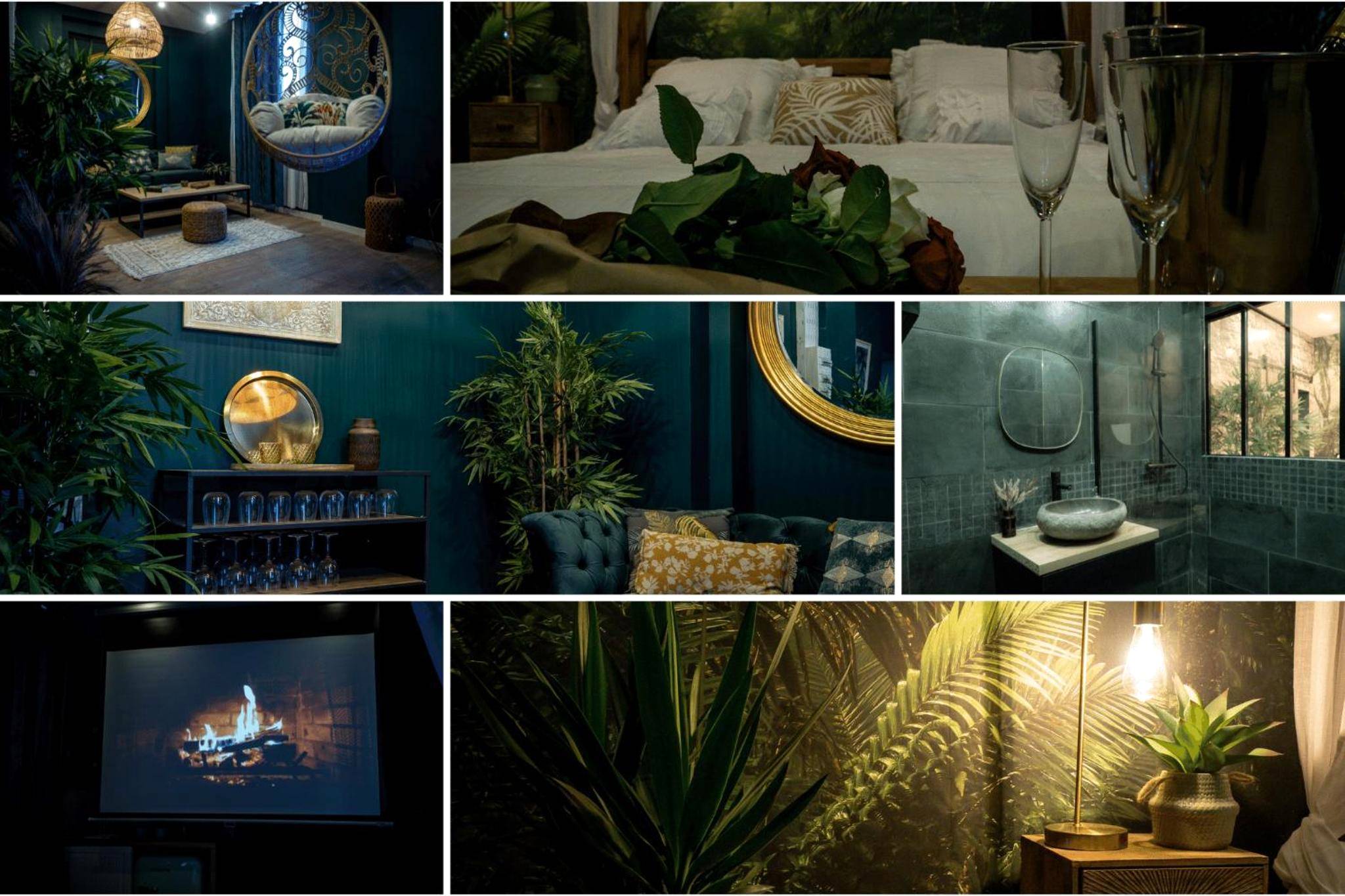 Photo du logement - L'Evasion romantique en Amazonie, SPA, Écran cinéma, day use, Lit baldaquin