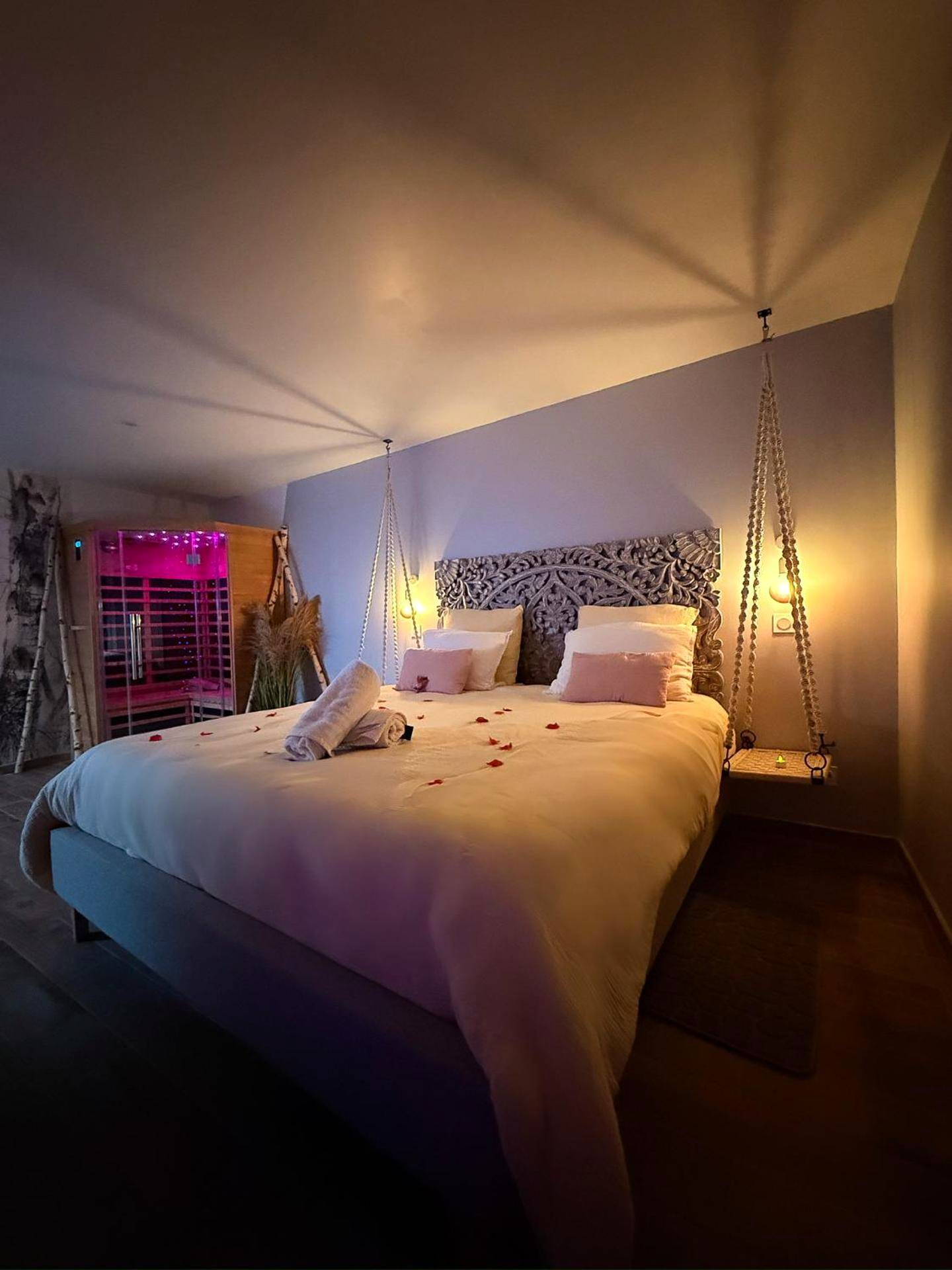 Vue interieure - L'Évasion des Sens - Spa Sauna Hammam Jacuzzi