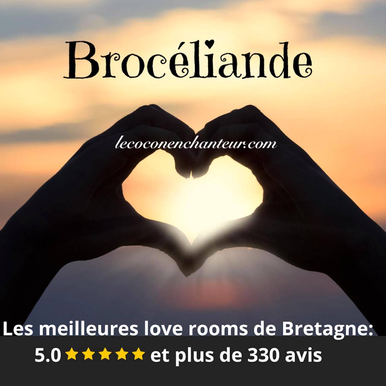 Photo du logement - LOVE ROOM Morbihan BRETAGNE L'Expérience Enchanteresse - Paimpont