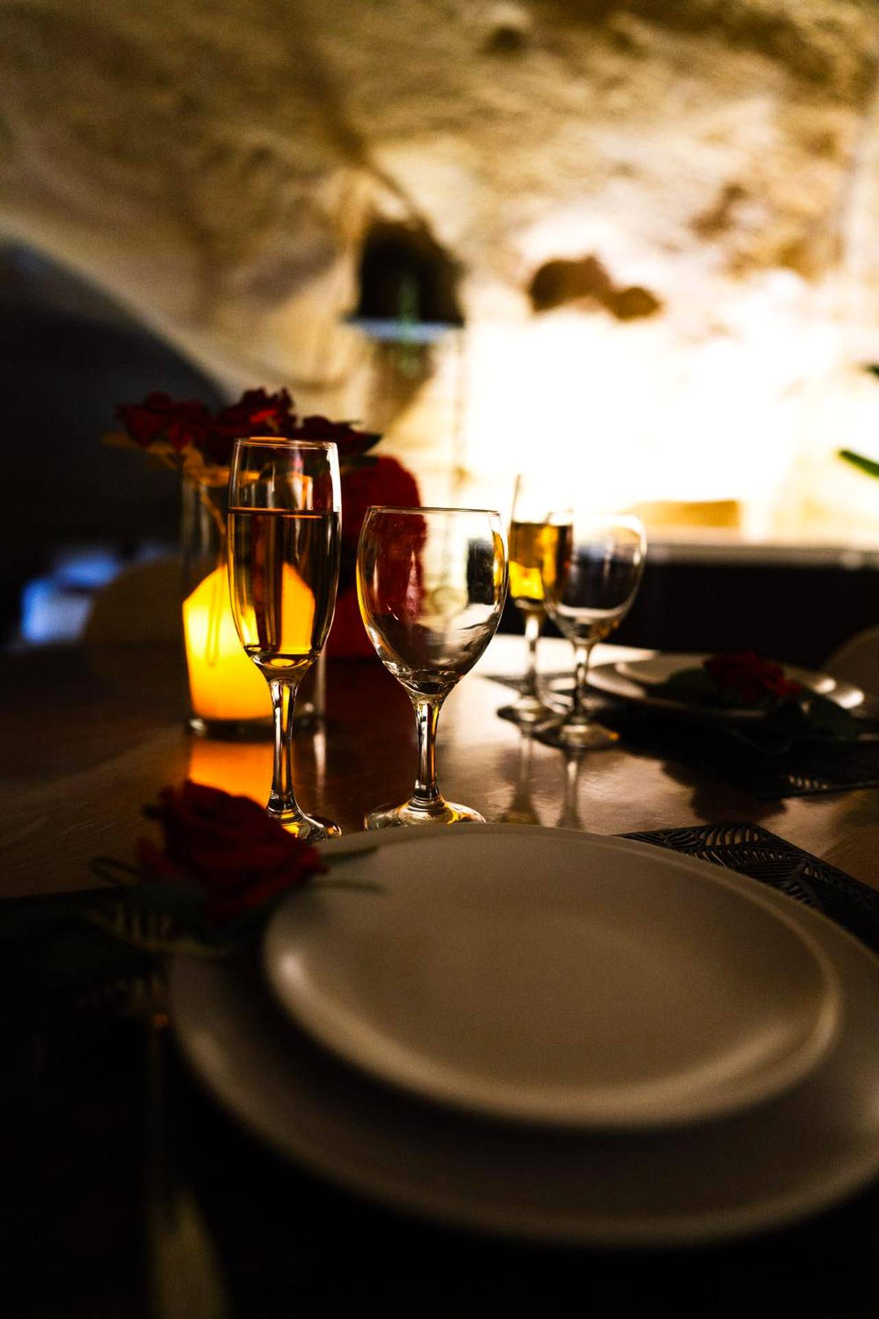 Photo du logement - La falaise perdue, Suite troglodyte & spa privé