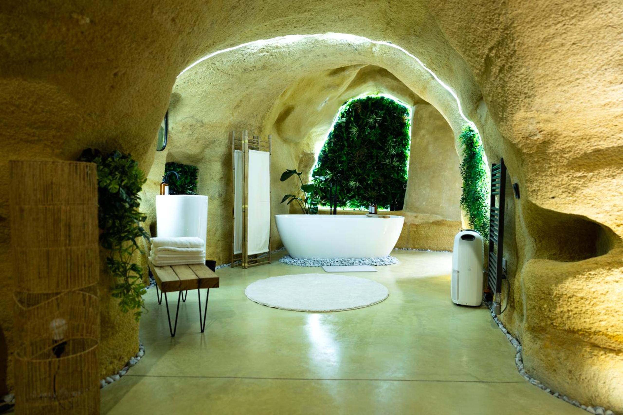 Photo du logement - La falaise perdue, Suite troglodyte & spa privé