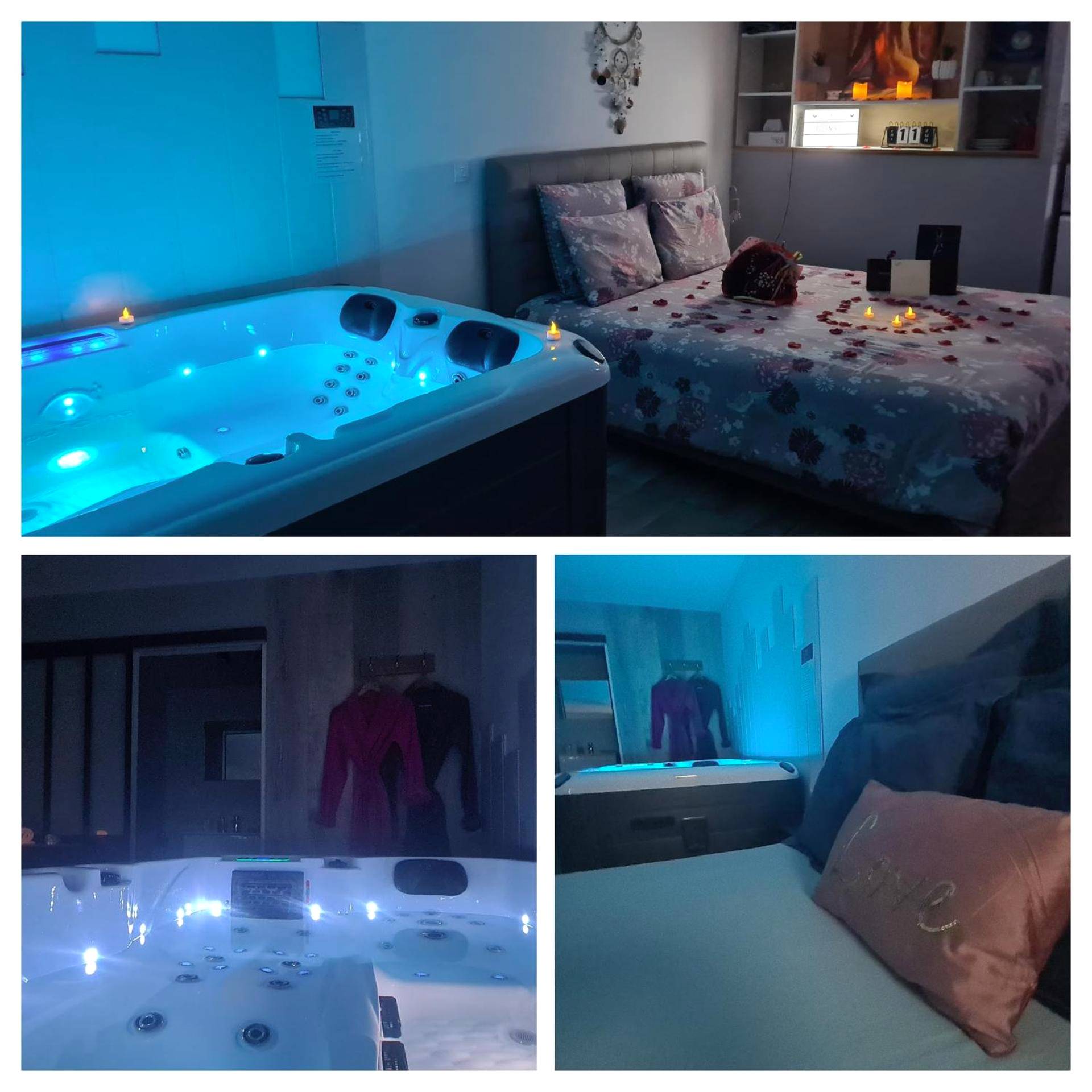 Vue principale - Love Room Bourseville - Les Fines Bulles & spa