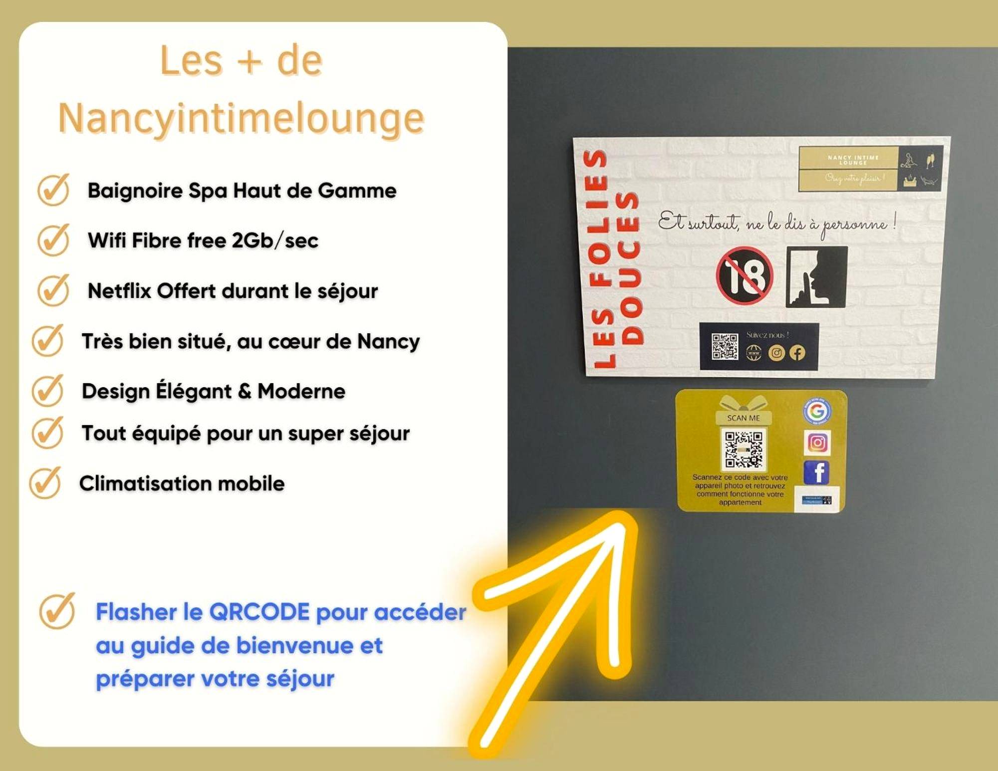 Vue du logement - Suite Les Folies Douces & Spa BY NANCYINTIMELOUNGE