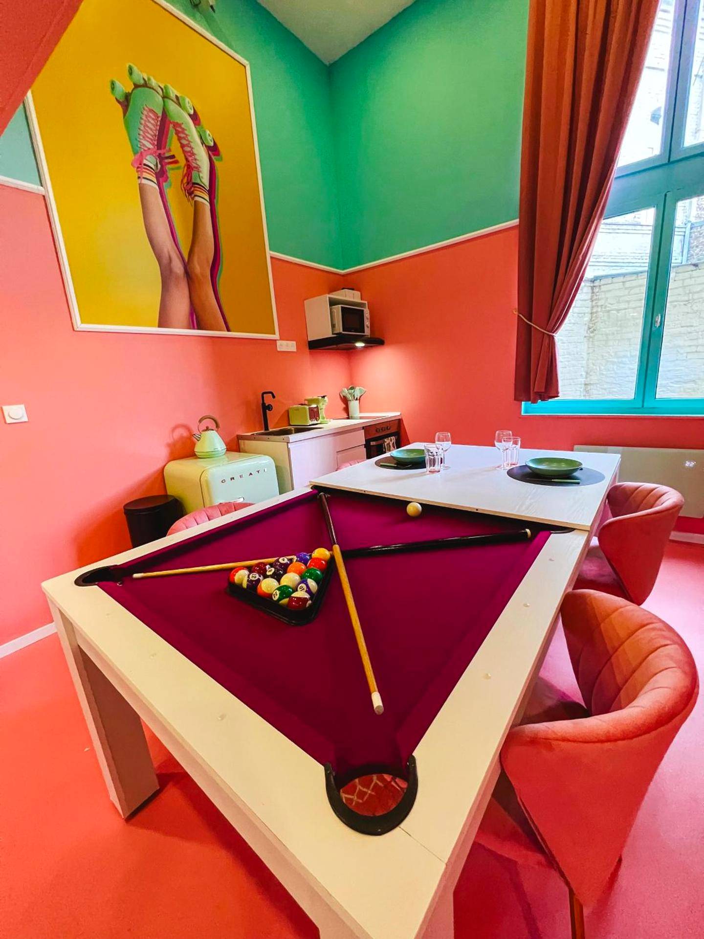 Photo du logement - Funky House SPA - Jacuzzi - Salle de cinéma & Netflix - Billard - Nintendo switch & jeux
