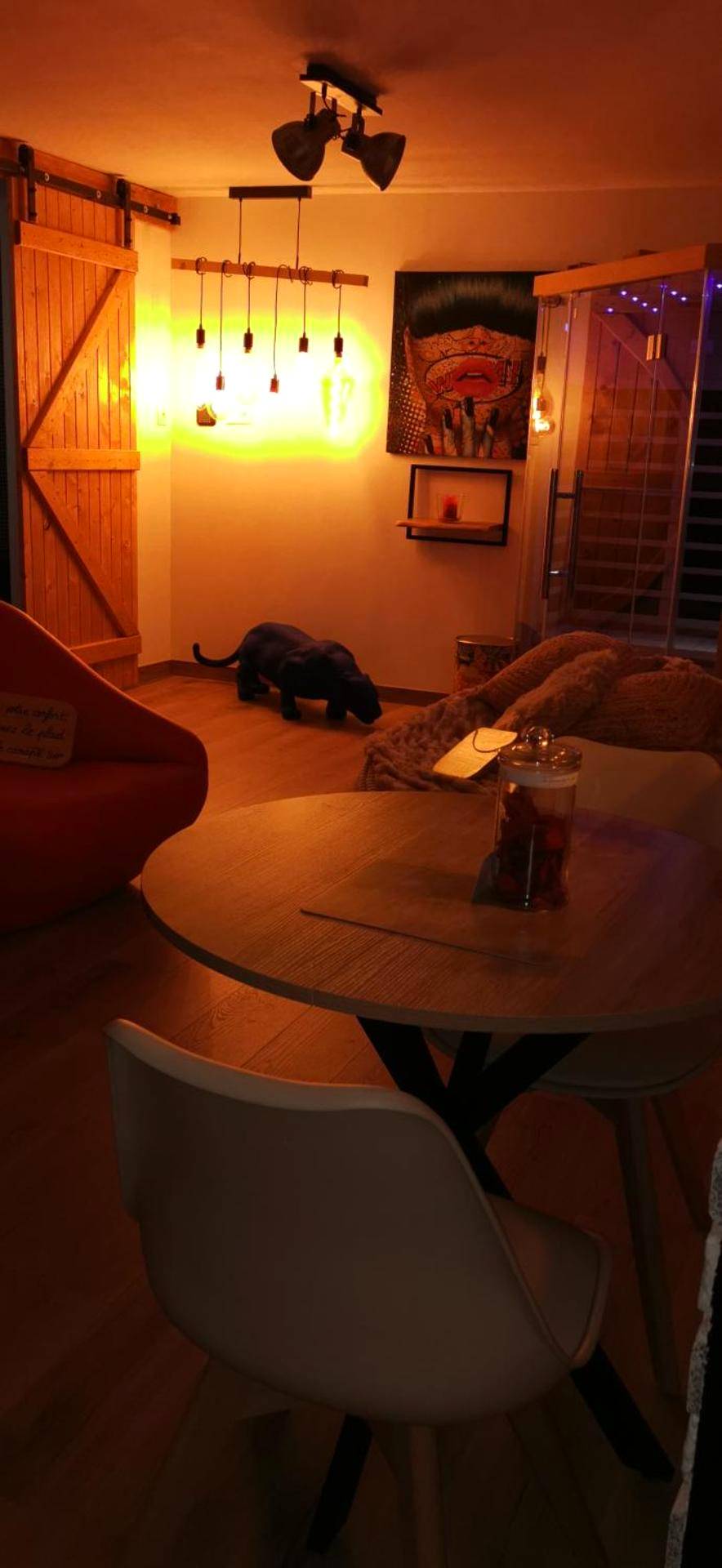 Photo du logement - Gîtes déco pop et chaleureuse avec jacuzzi, sauna, piece coquine