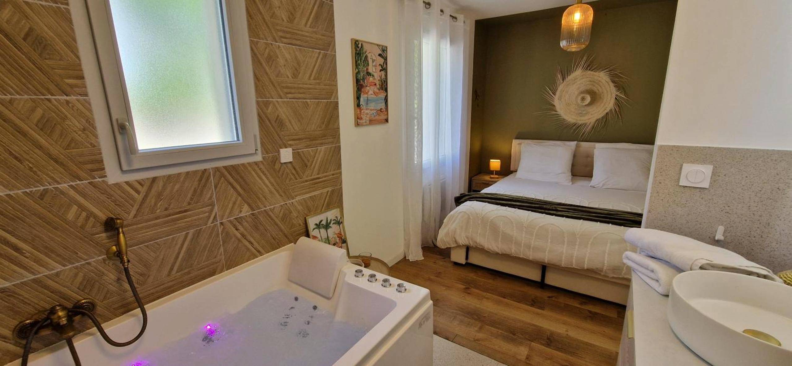 Vue interieure - Green love & Spa - Villa Romantique