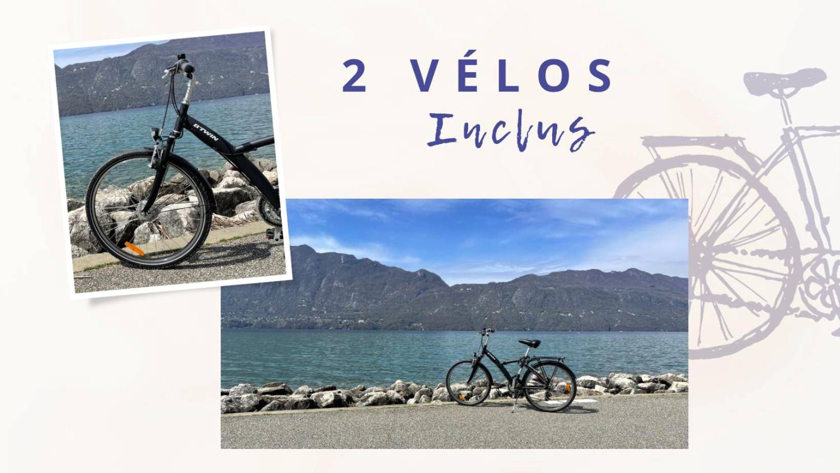 Vélos à disposition au bord du lac - Havana - La Bonne étoile - vue lac