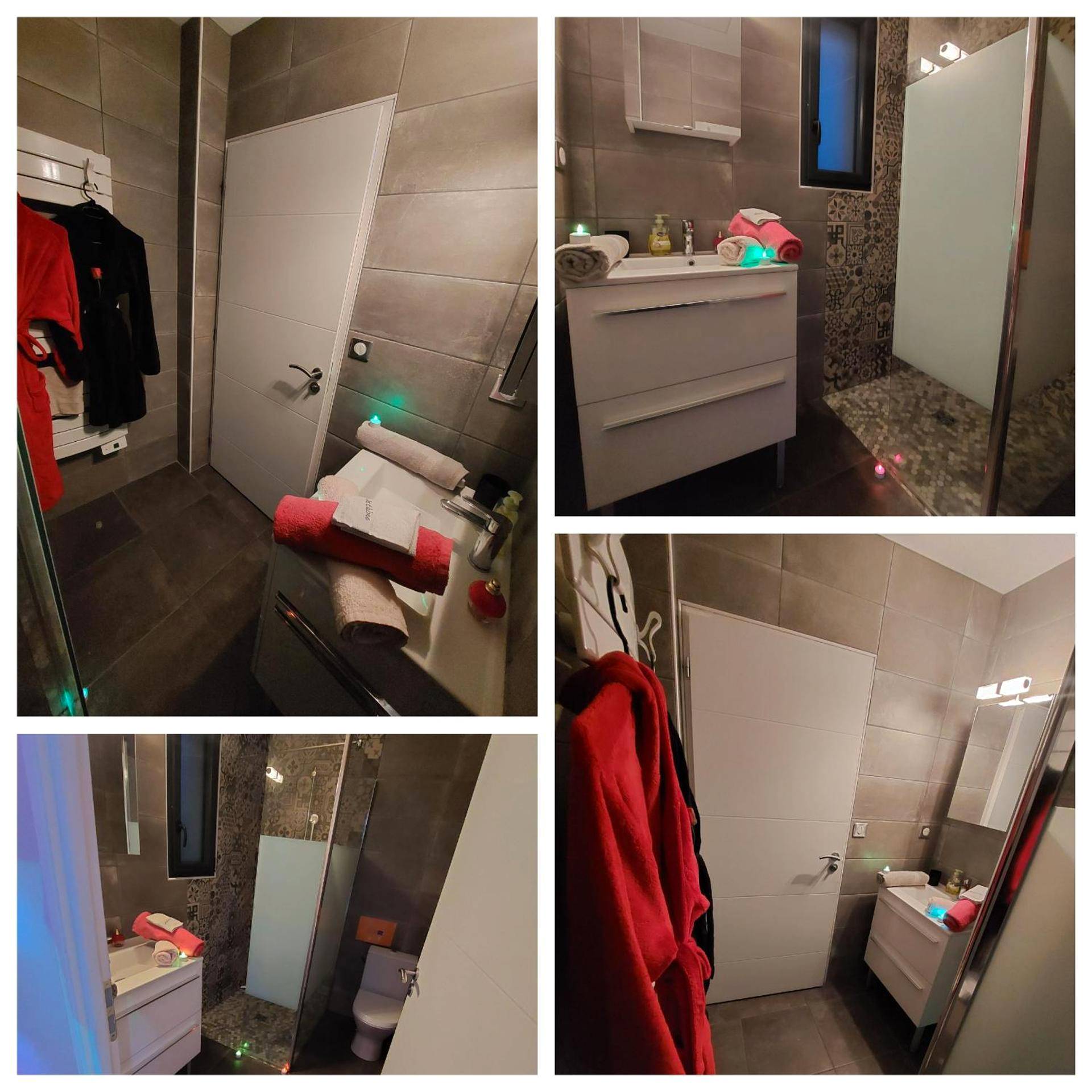 Photo du logement - Un Séjour Romantique en couple avec Jacuzzi privé Chromothérapie Jardin Maison privée