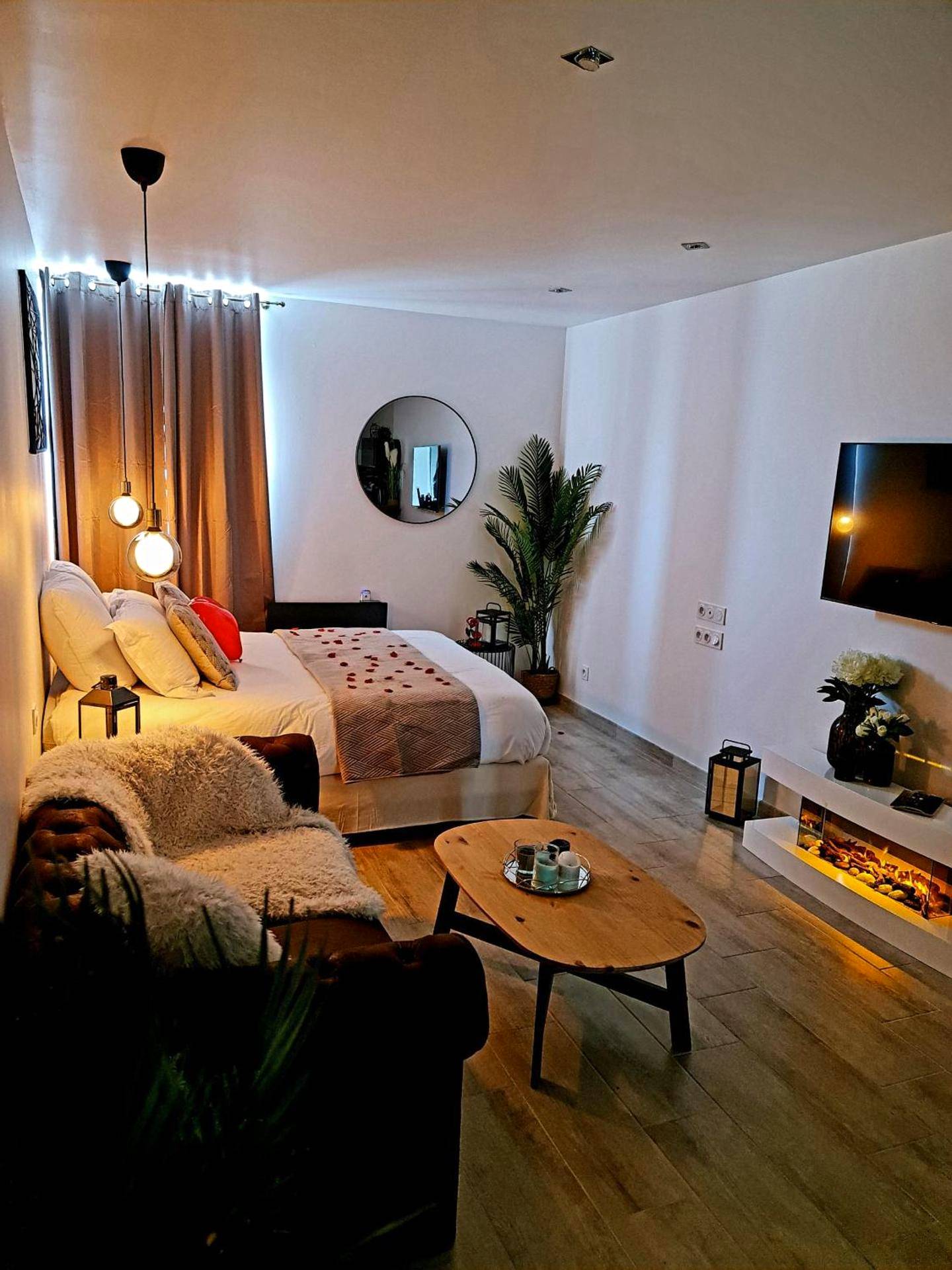 Vue du logement - Superbe appartement privé avec jacuzzi