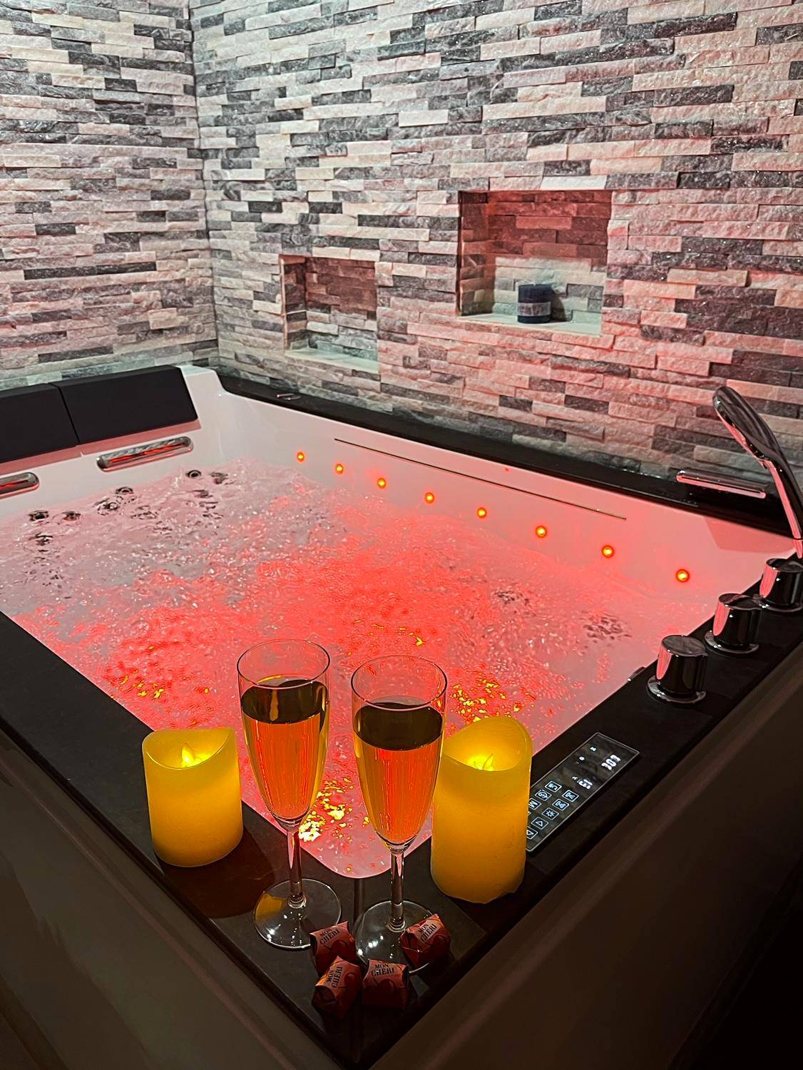 Vue du logement - Superbe appartement privé avec jacuzzi